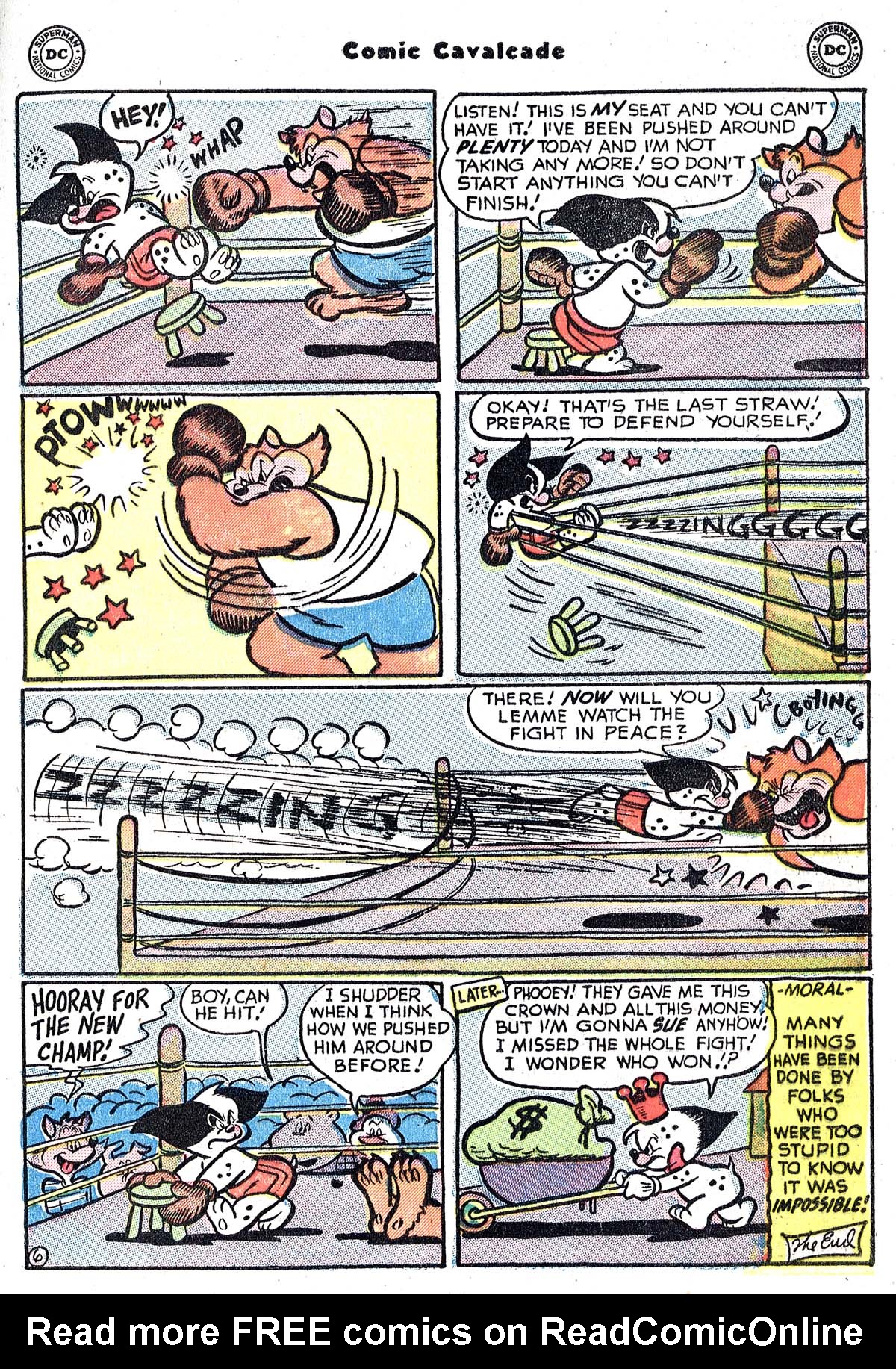 Read online Comic Cavalcade comic -  Issue #58 - 65