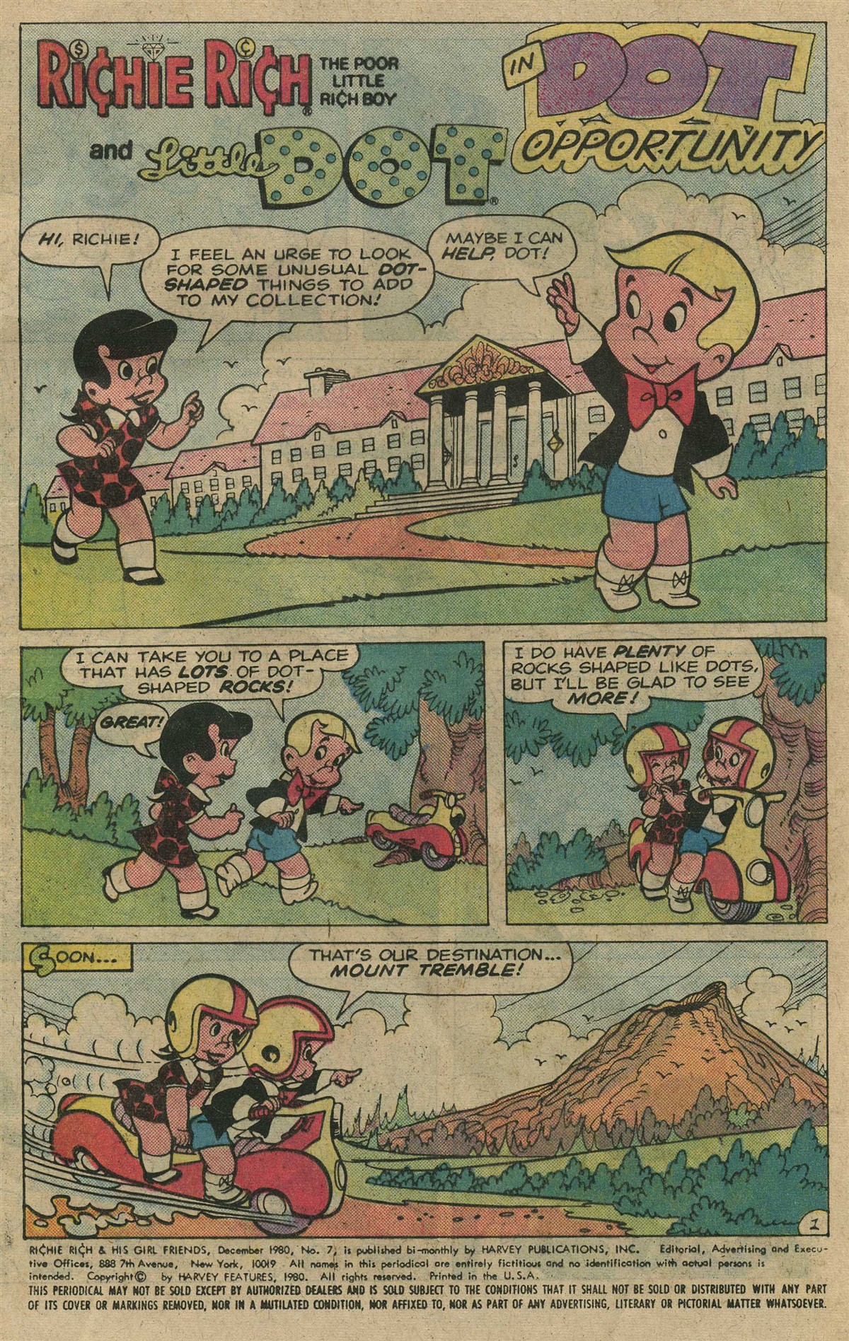Read online Richie Rich & His Girl Friends comic -  Issue #7 - 5