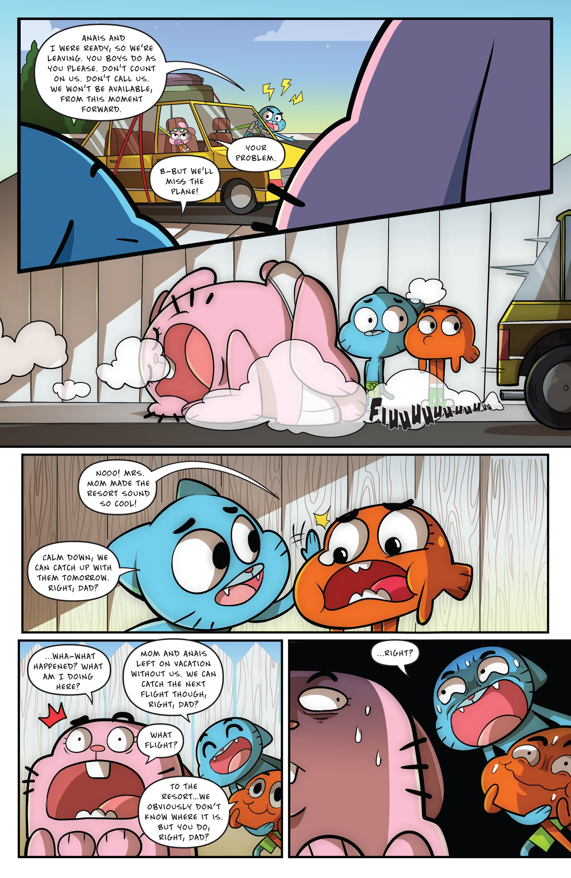 Read online The Amazing World of Gumball: Spring Break Smash comic -  Issue # Full - 30