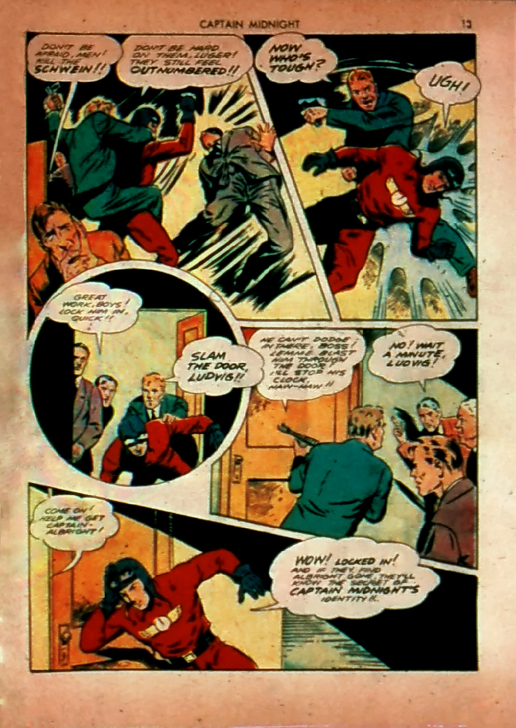 Read online Captain Midnight (1942) comic -  Issue #1 - 13