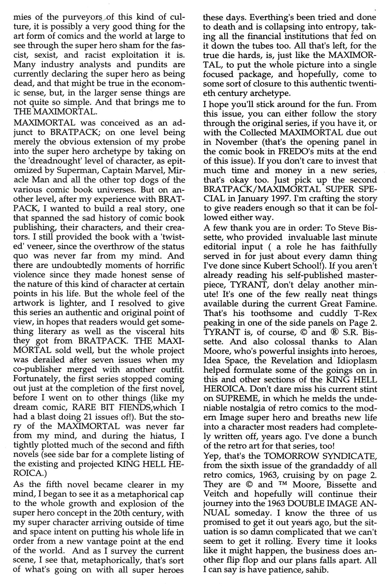 Read online Bratpack/Maximortal Super Special comic -  Issue #1 - 25