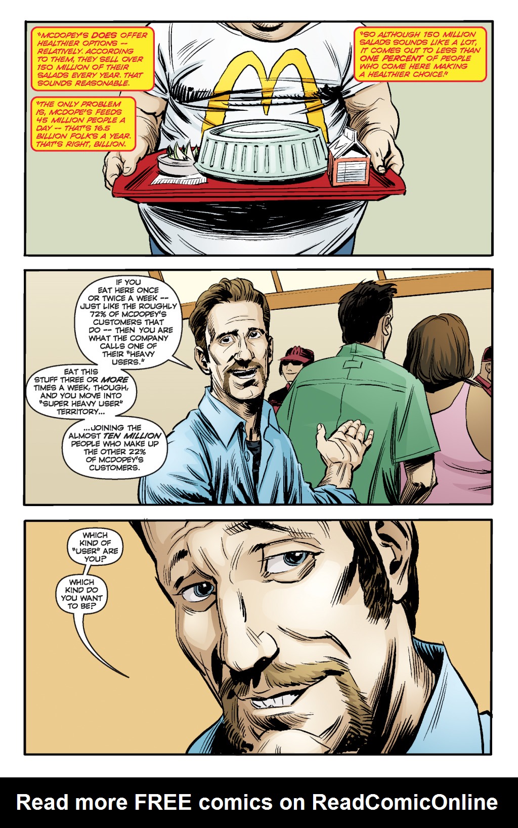 Read online Supersized: Strange Tales from a Fast-Food Culture comic -  Issue # TPB - 77