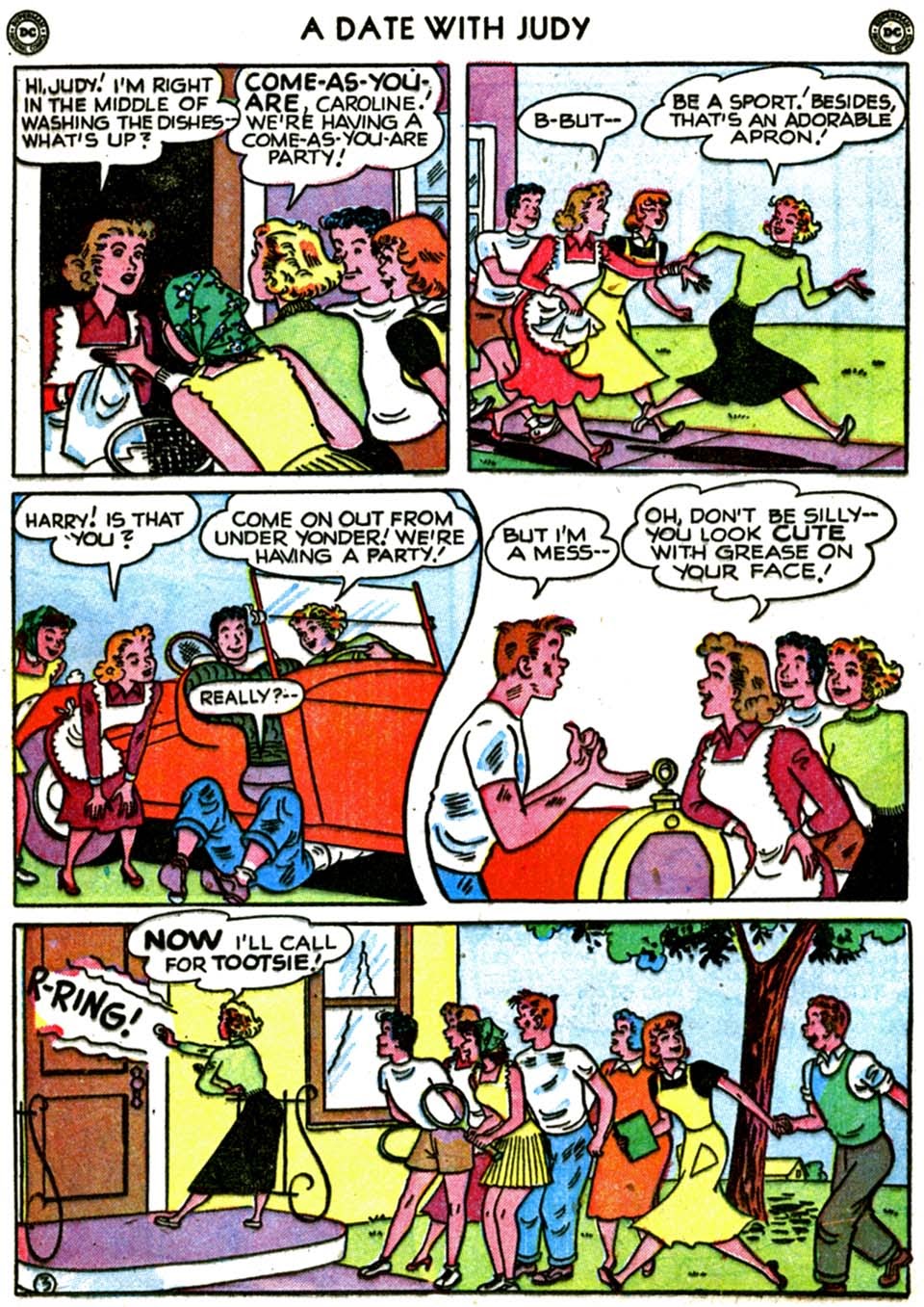Read online A Date with Judy comic -  Issue #18 - 19