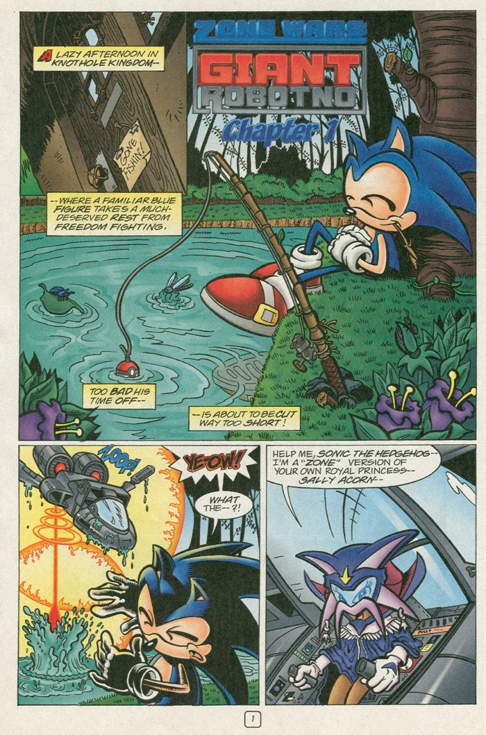 Read online Sonic Super Special comic -  Issue #12 - Sonic and Knuckles visa versa - 18