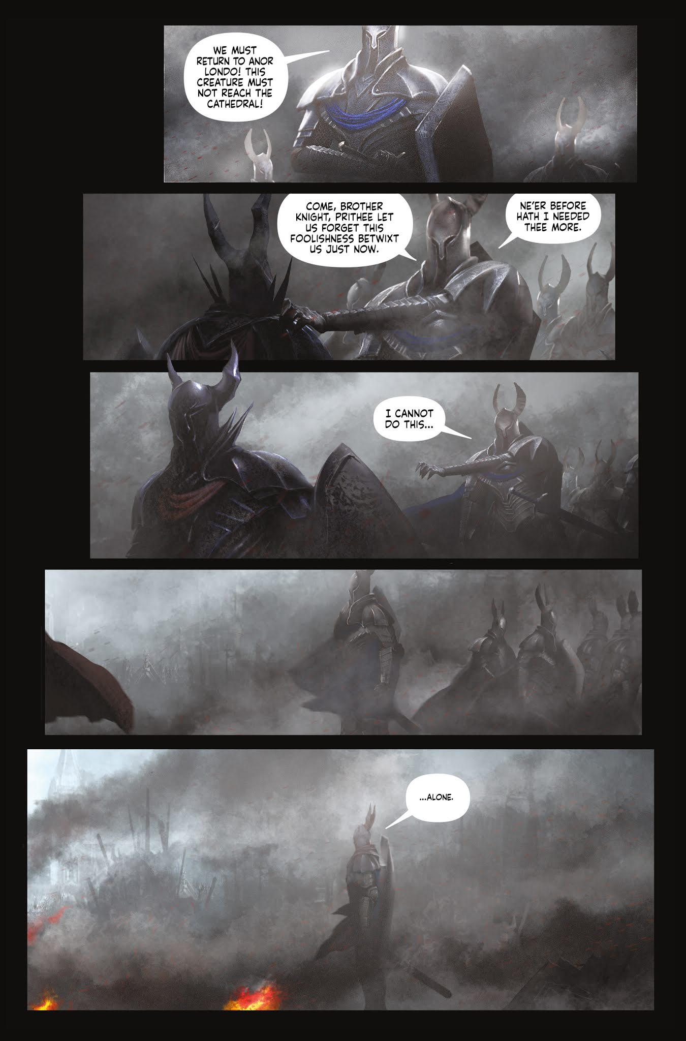 Read online Dark Souls: The Age of Fire comic -  Issue #4 - 11