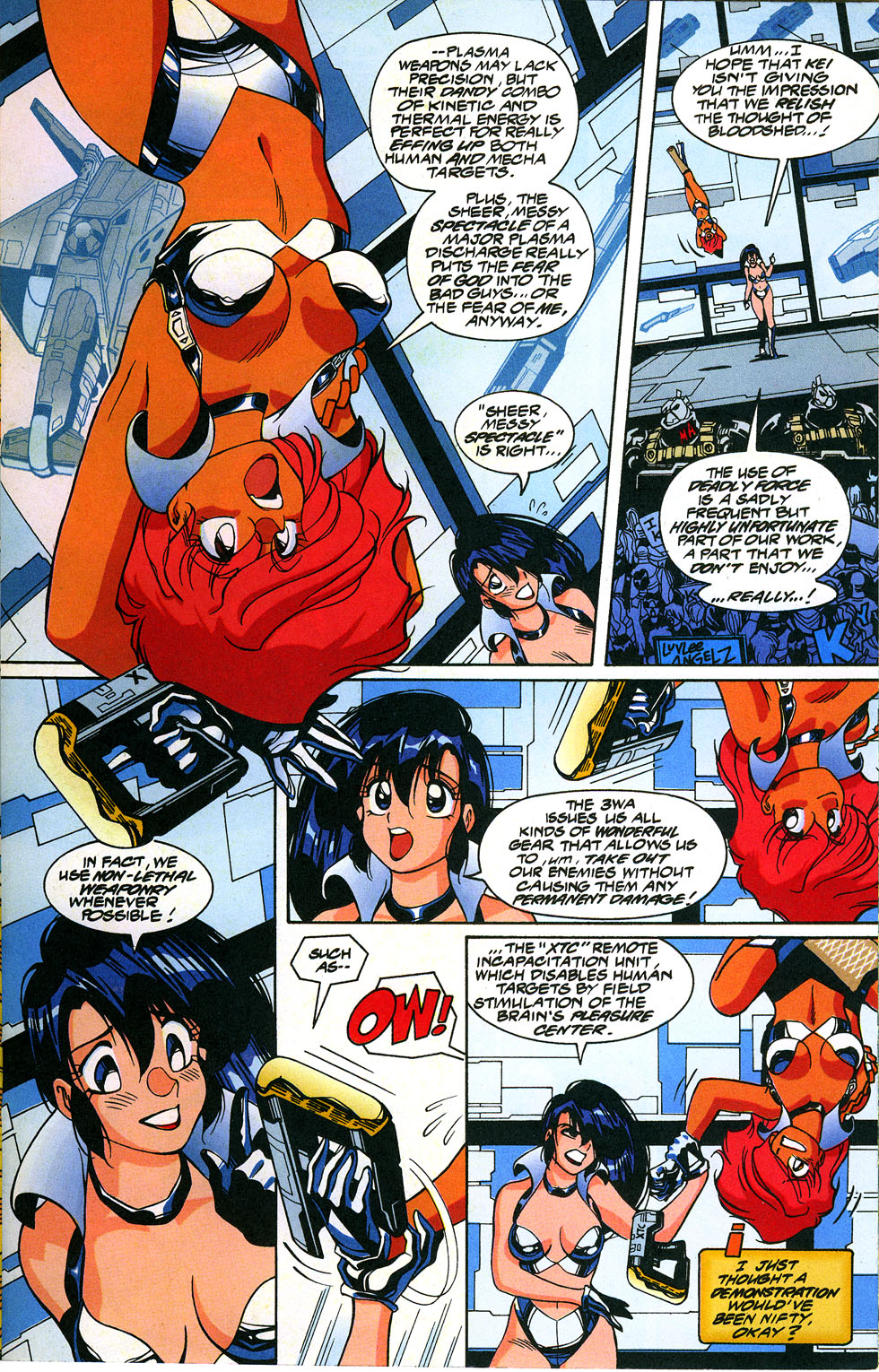 Read online Dirty Pair: Fatal But Not Serious comic -  Issue #3 - 9