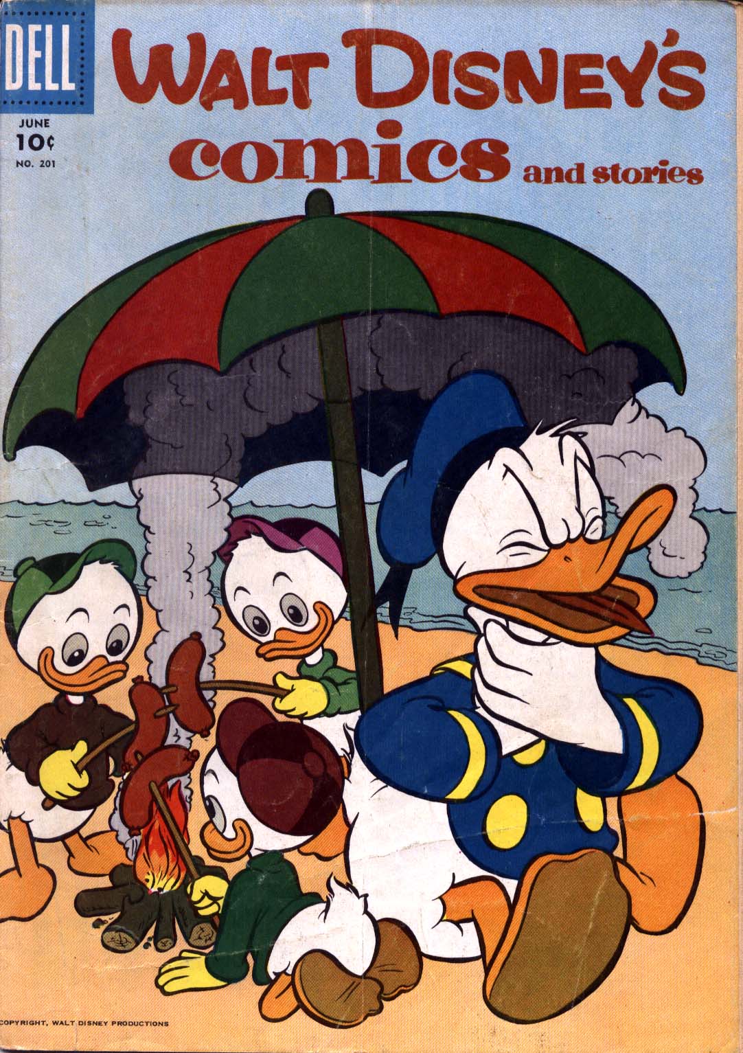 Read online Walt Disney's Comics and Stories comic -  Issue #201 - 1