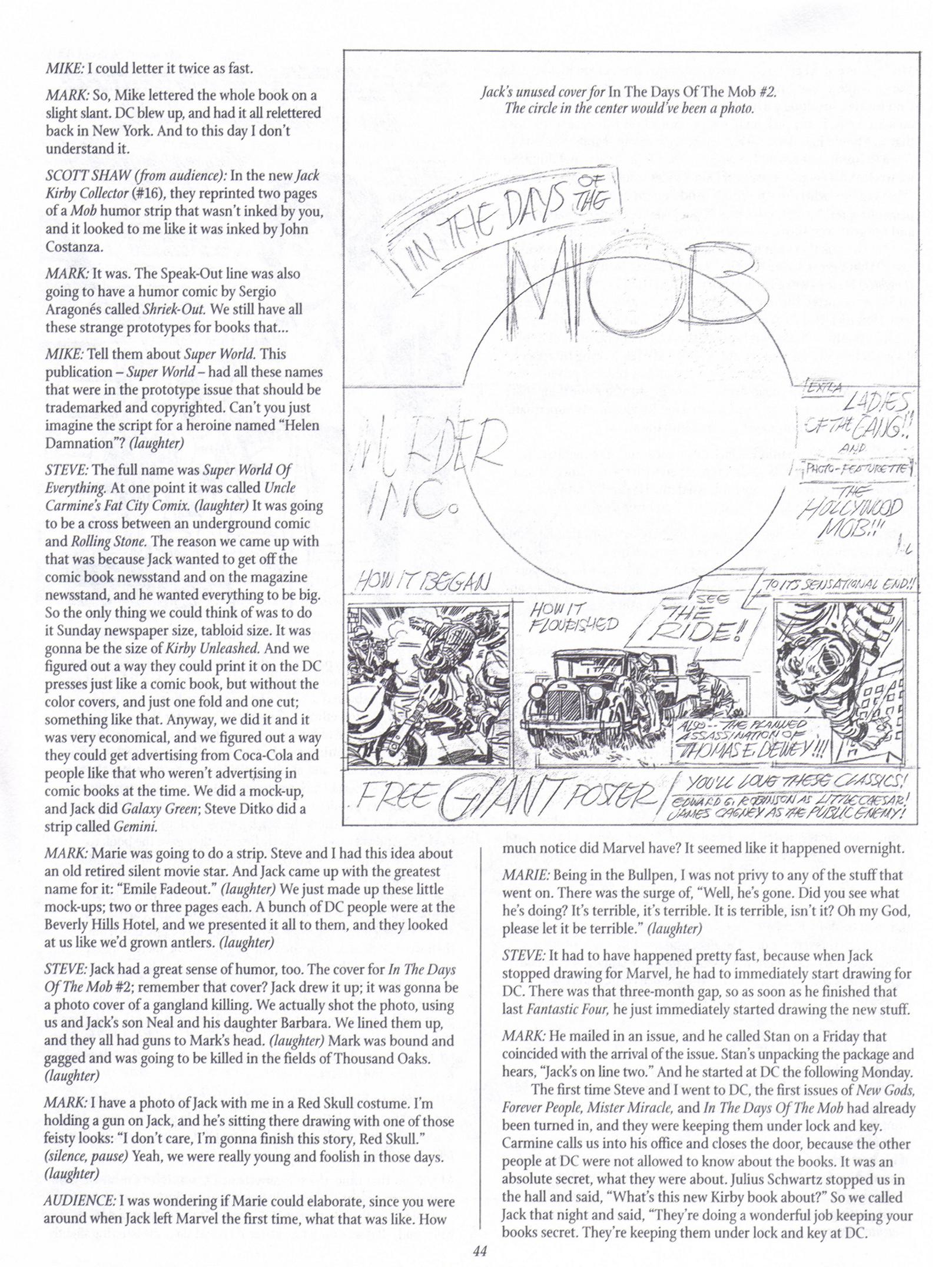 Read online The Jack Kirby Collector comic -  Issue #17 - 43