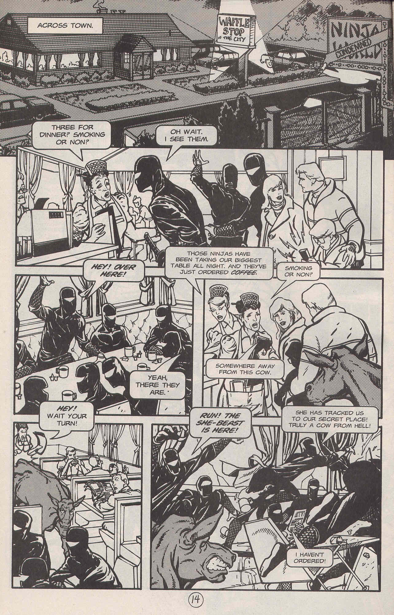 Read online Man-Eating Cow comic -  Issue #9 - 14