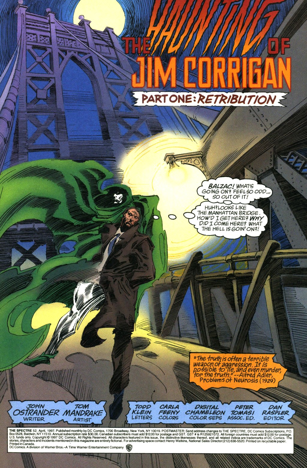 Read online The Spectre (1992) comic -  Issue #52 - 2