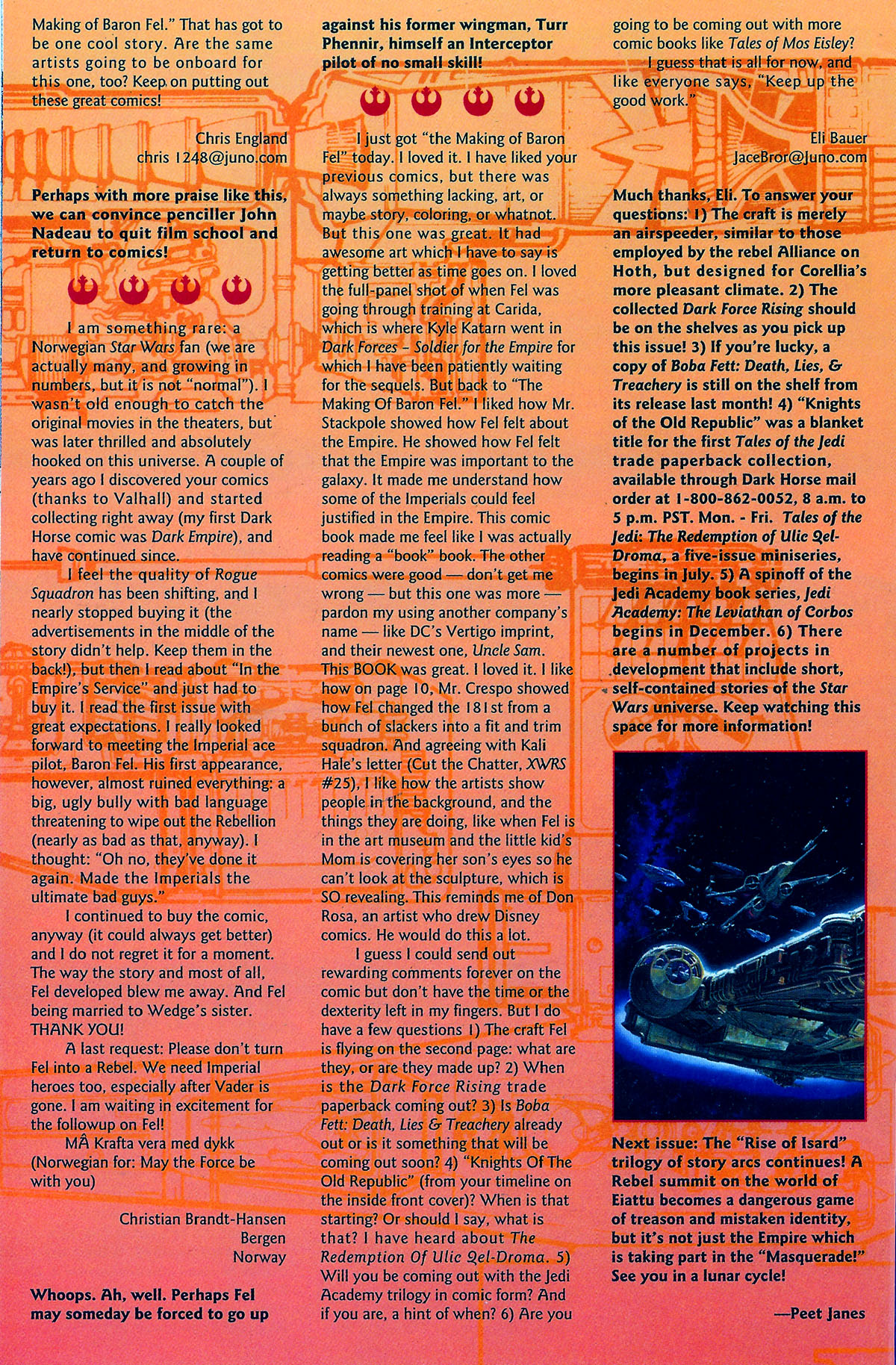 Read online Star Wars: X-Wing Rogue Squadron comic -  Issue #27 - 26