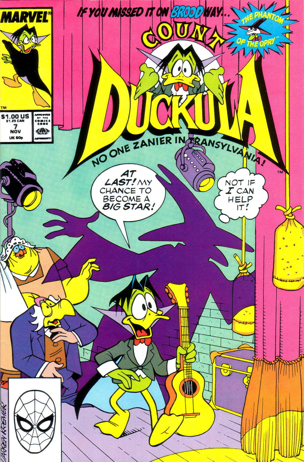 Read online Count Duckula comic -  Issue #7 - 1