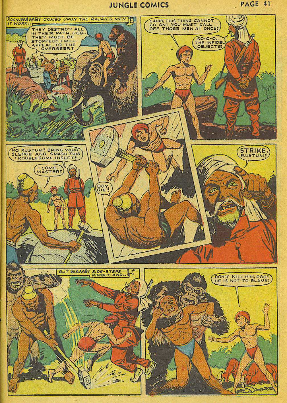 Read online Jungle Comics comic -  Issue #36 - 44