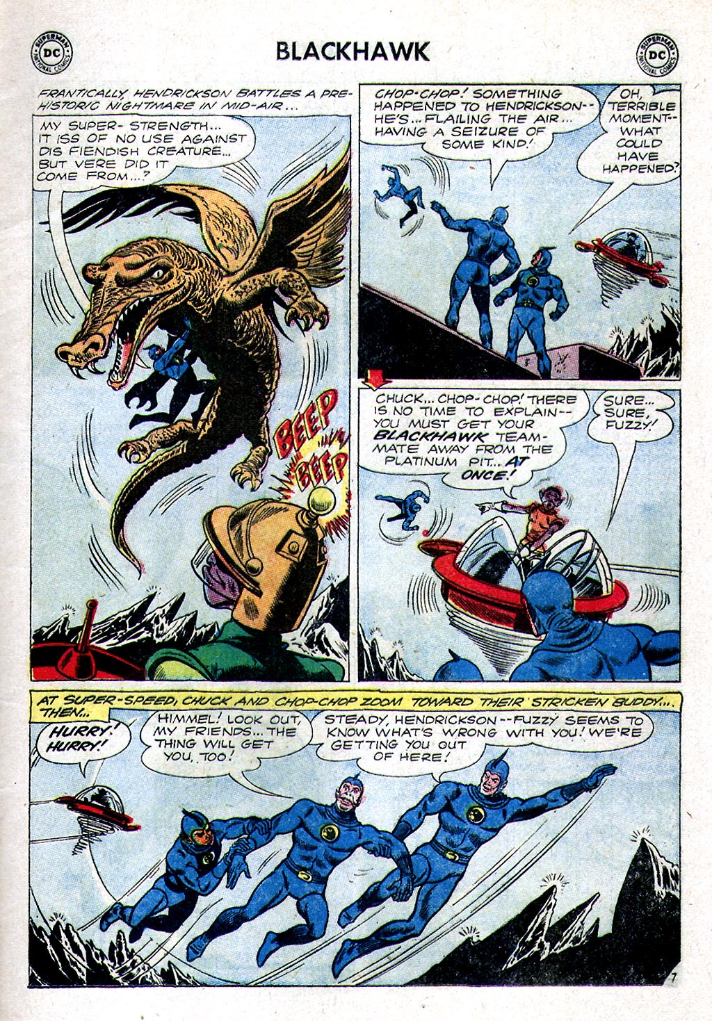Read online Blackhawk (1957) comic -  Issue #186 - 9