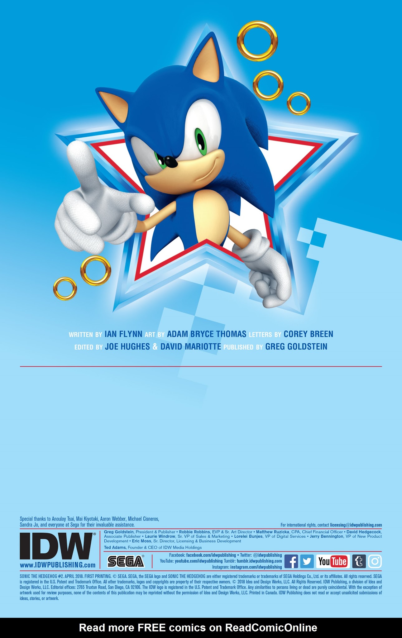 Read online Sonic the Hedgehog (2018) comic -  Issue #2 - 2