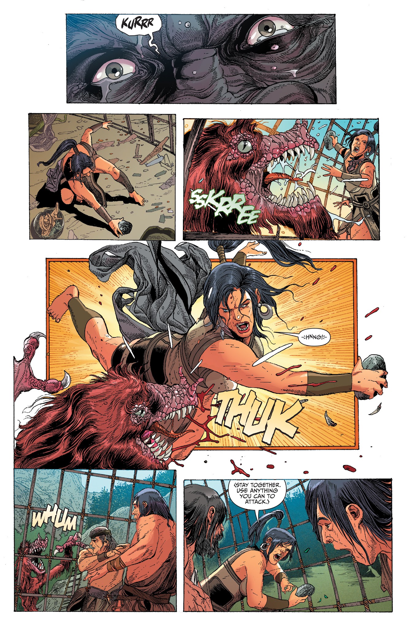 Read online Kong on the Planet of the Apes comic -  Issue #5 - 7