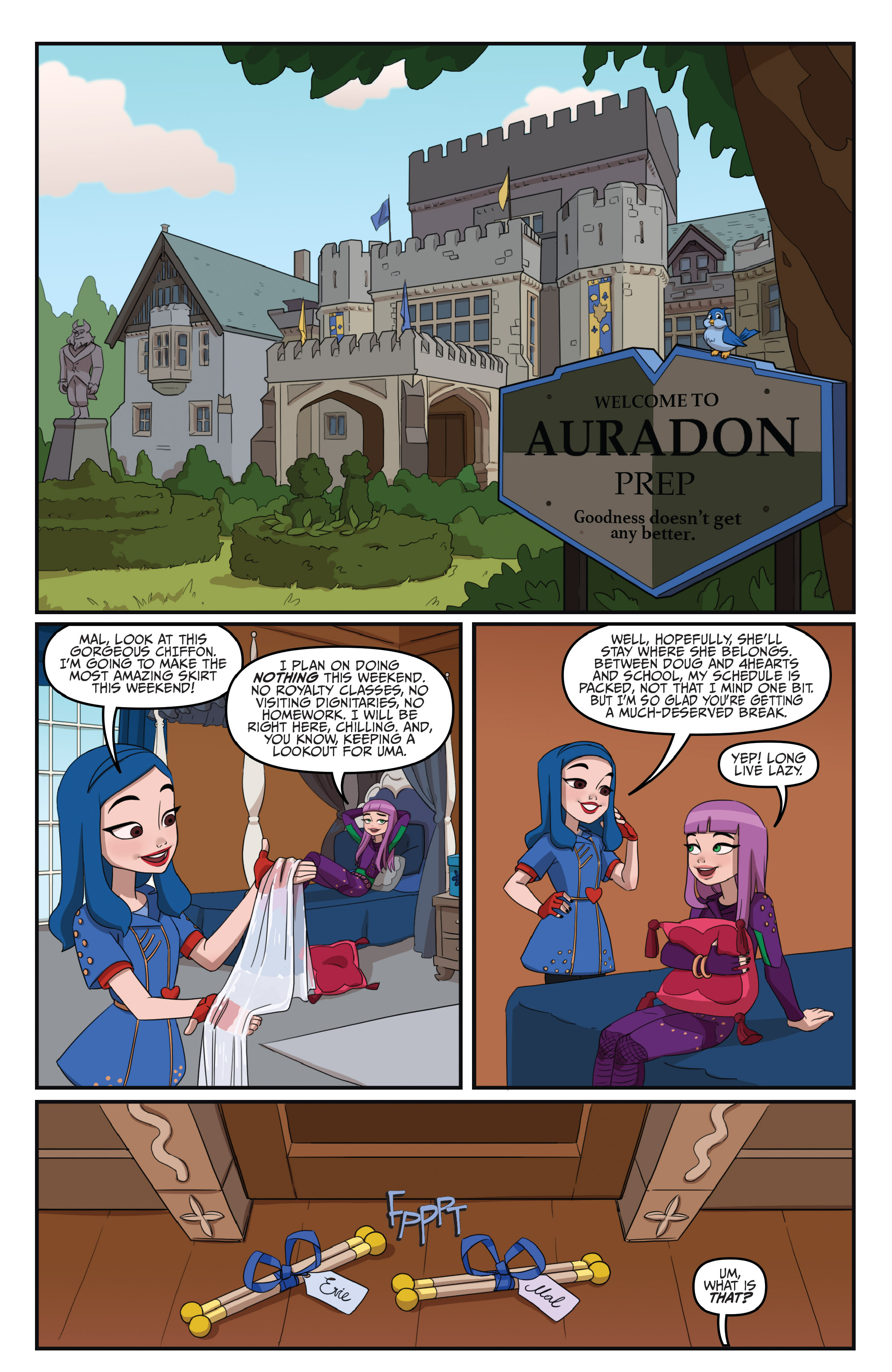 Read online Descendants: Twisted Field Trip comic -  Issue # Full - 5