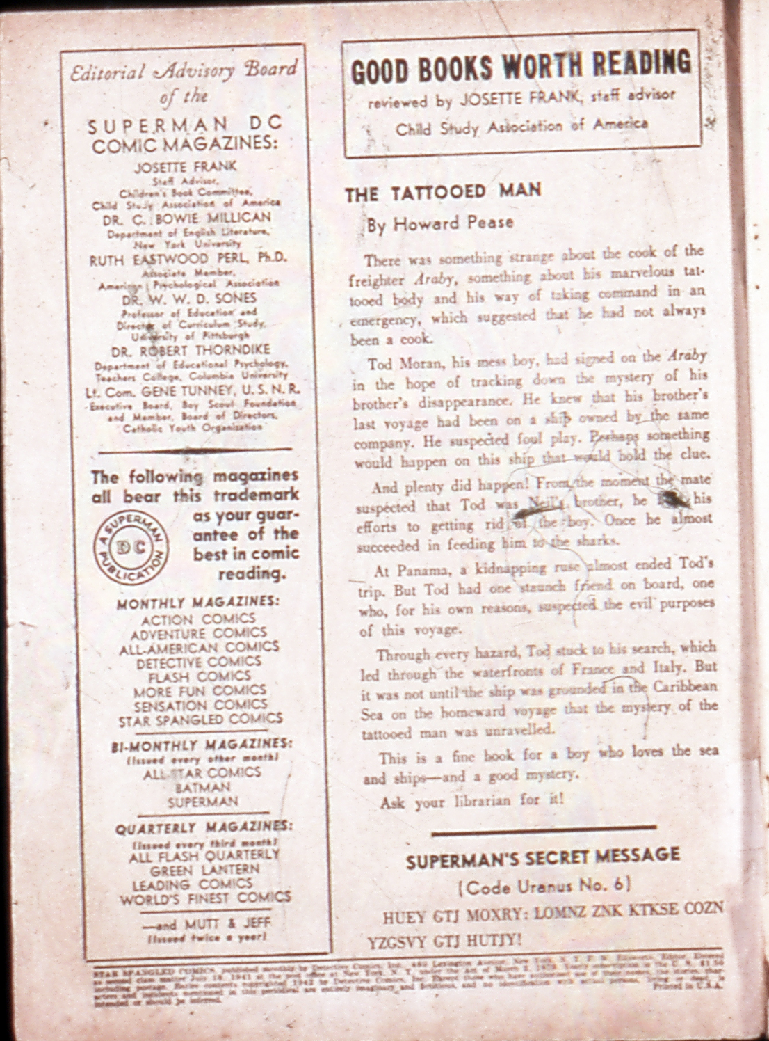 Read online Star Spangled Comics comic -  Issue #11 - 2