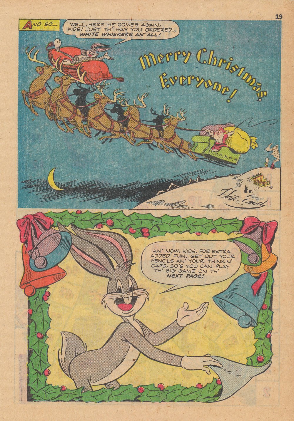 Read online Bugs Bunny's Christmas Funnies comic -  Issue # TPB 2 - 21
