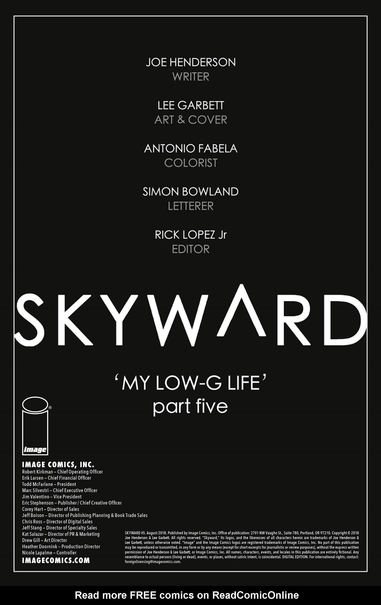 Read online Skyward (2018) comic -  Issue #5 - 2