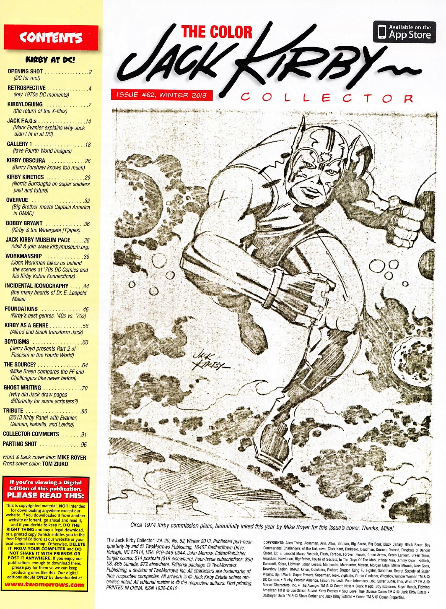 Read online The Jack Kirby Collector comic -  Issue #62 - 3