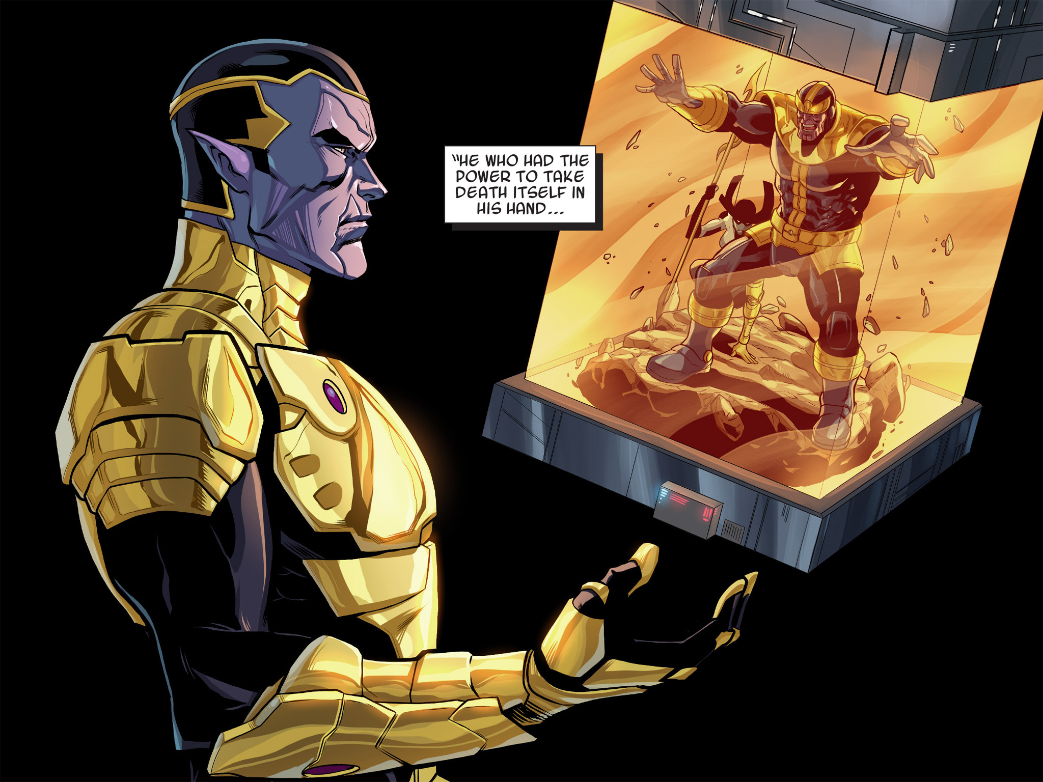 Read online Thanos: A God Up There Listening comic -  Issue # TPB - 12