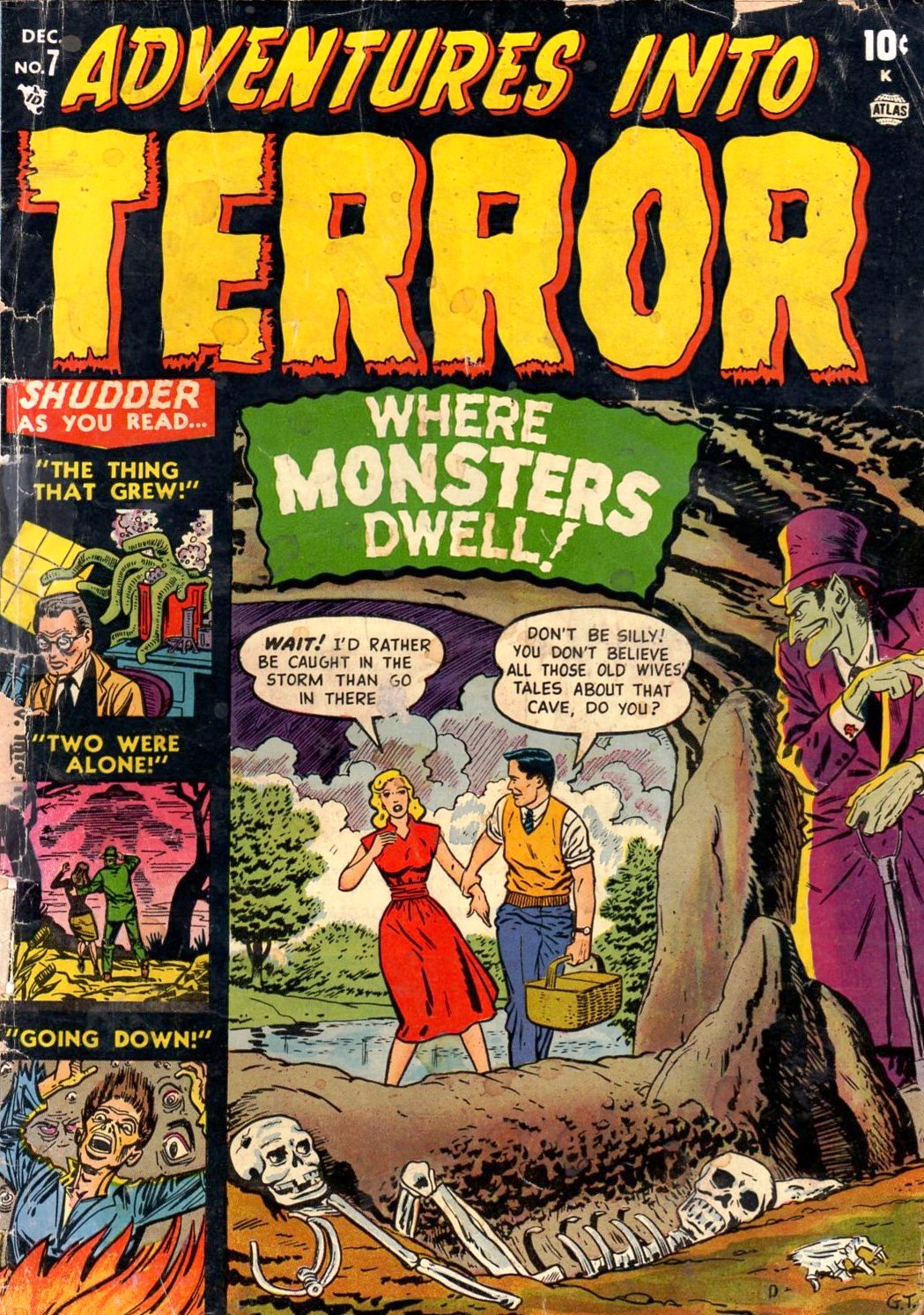 Read online Adventures into Terror comic -  Issue #7 - 1