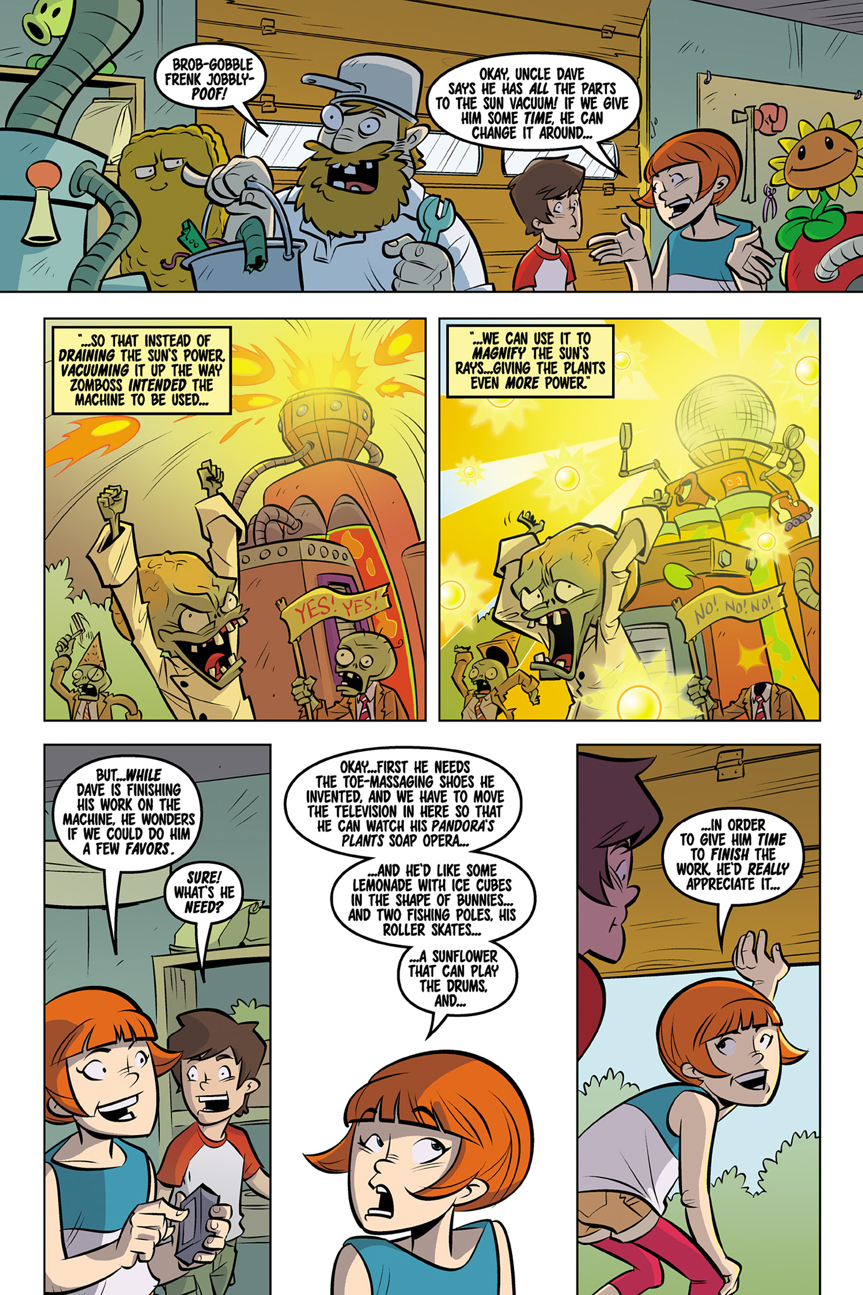 Read online Plants vs. Zombies: Timepocalypse comic -  Issue #6 - 4