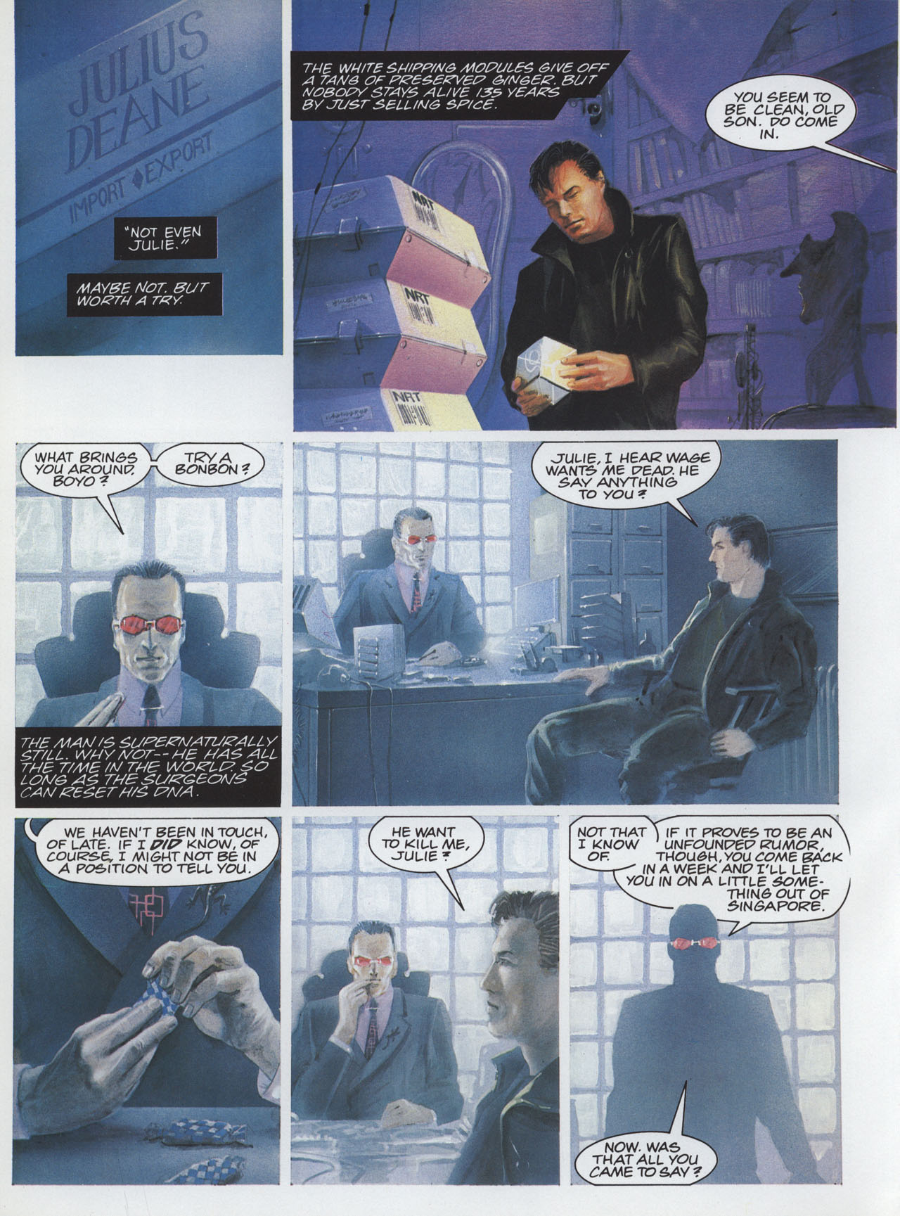 Read online Marvel Graphic Novel comic -  Issue #52 - Neuromancer - 14