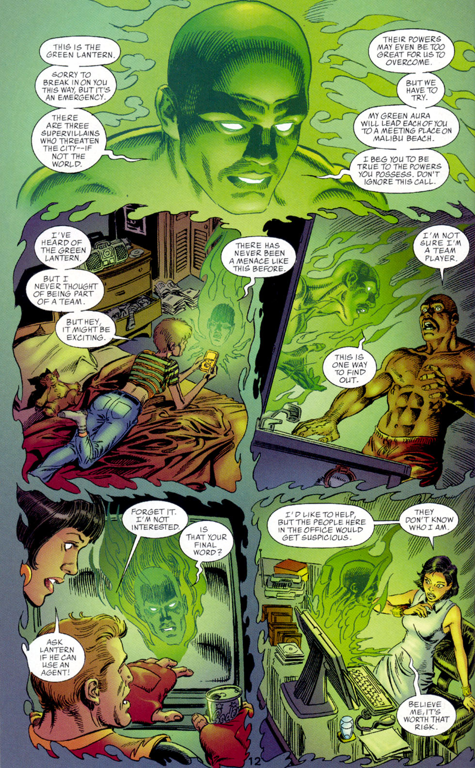 Read online Just Imagine Stan Lee With Jerry Ordway Creating JLA comic -  Issue # Full - 14