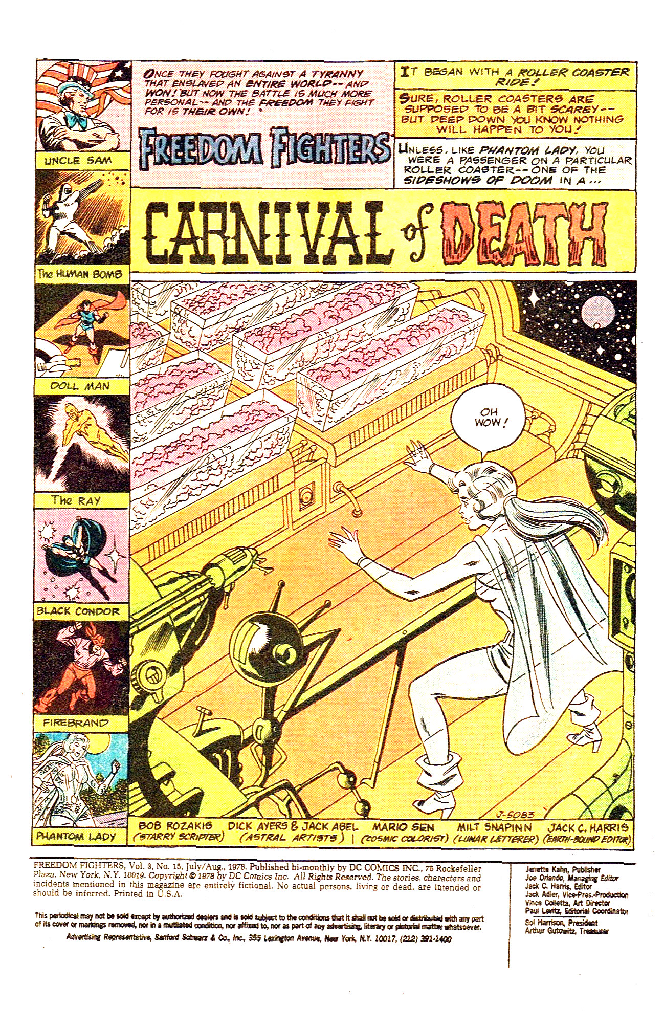 Read online Freedom Fighters (1976) comic -  Issue #15 - 3