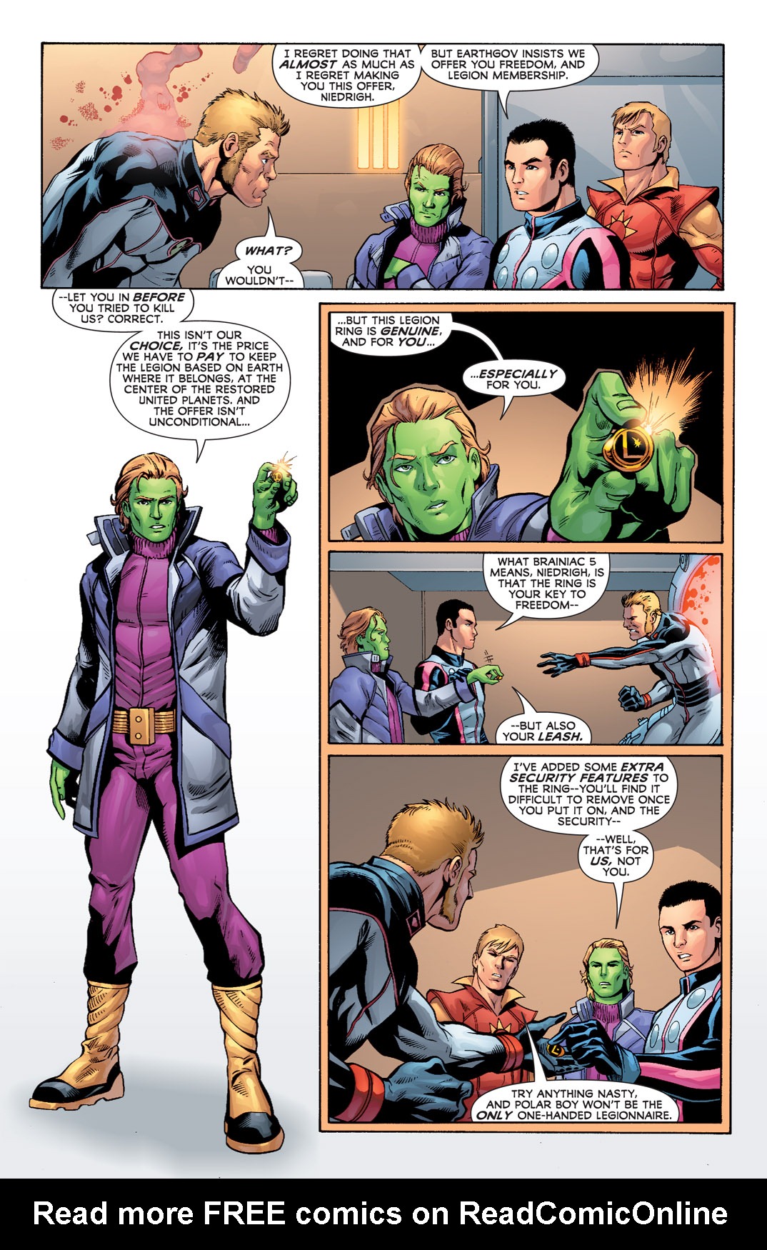 Read online Legion of Super-Heroes (2010) comic -  Issue #1 - 16
