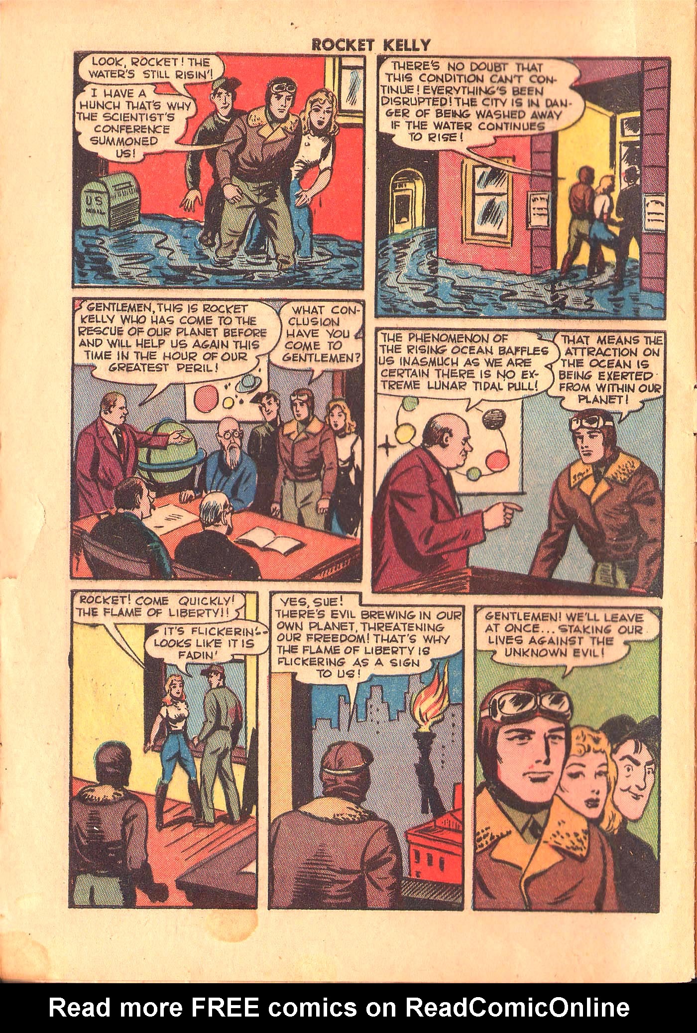 Read online Rocket Kelly (1945) comic -  Issue #1 - 4