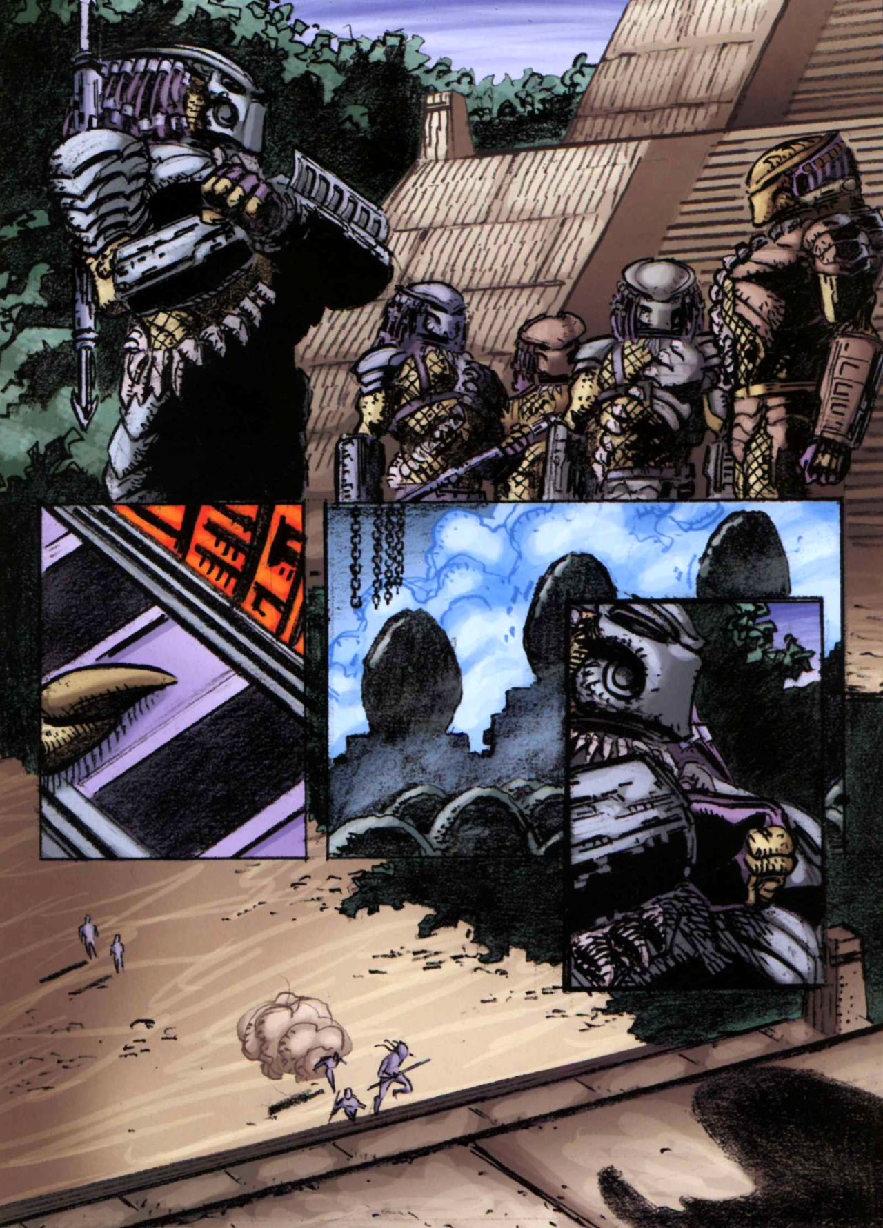 Read online Alien Vs. Predator: Civilized Beasts comic -  Issue # TPB - 58