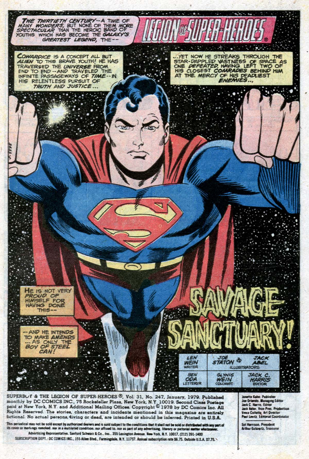 Read online Superboy and the Legion of Super-Heroes (1977) comic -  Issue #247 - 2