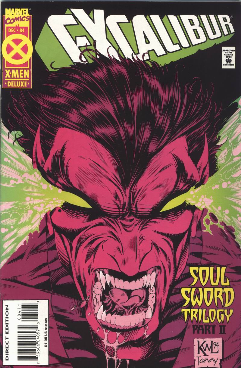 Read online Excalibur (1988) comic -  Issue #84 - 1