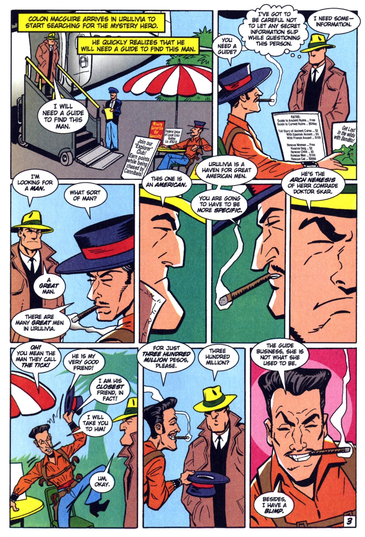 Read online The Tick's Golden Age Comic comic -  Issue #3 - 6