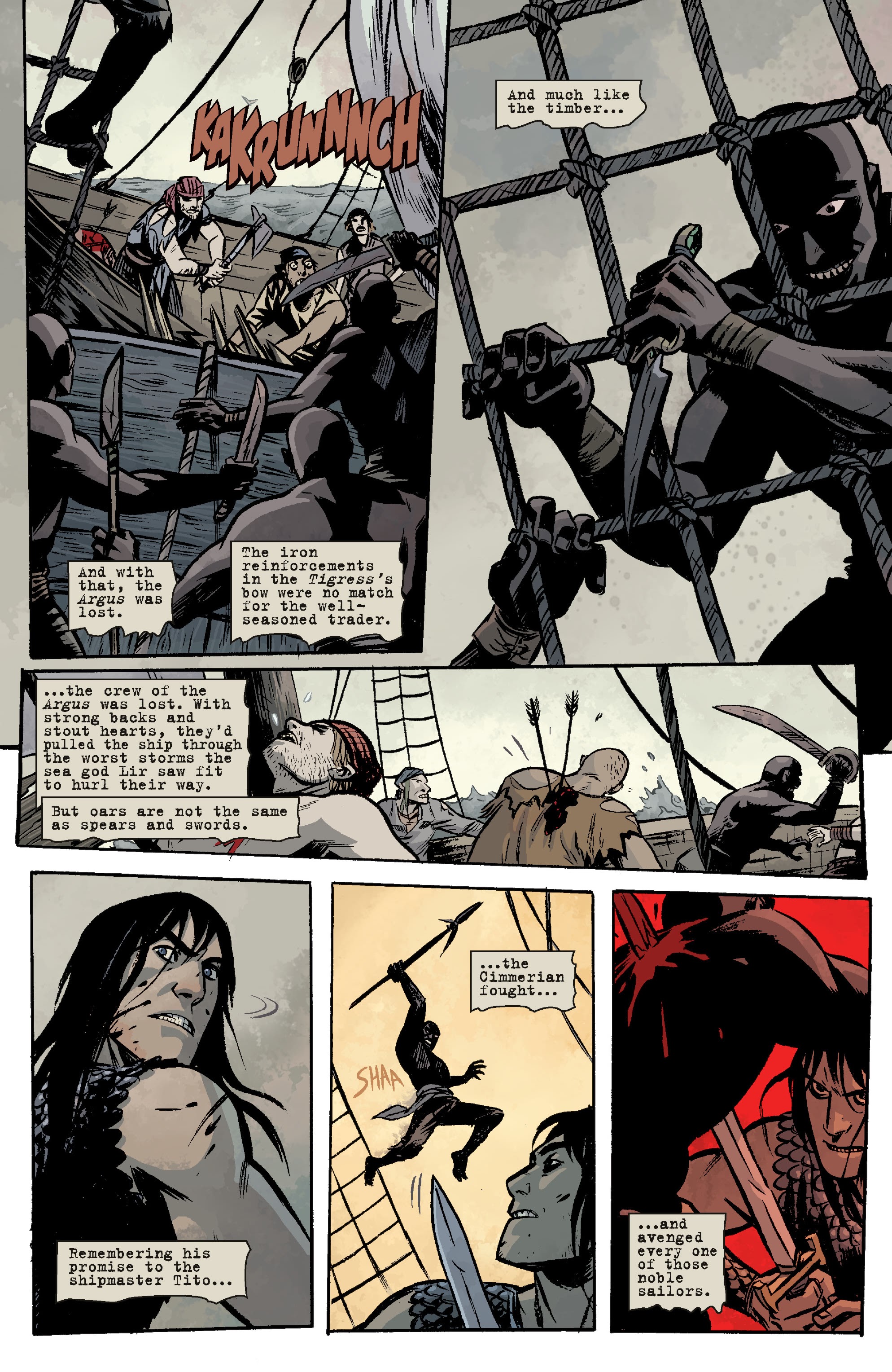 Read online Conan Chronicles Epic Collection comic -  Issue # TPB Horrors Beneath the Stones (Part 4) - 6