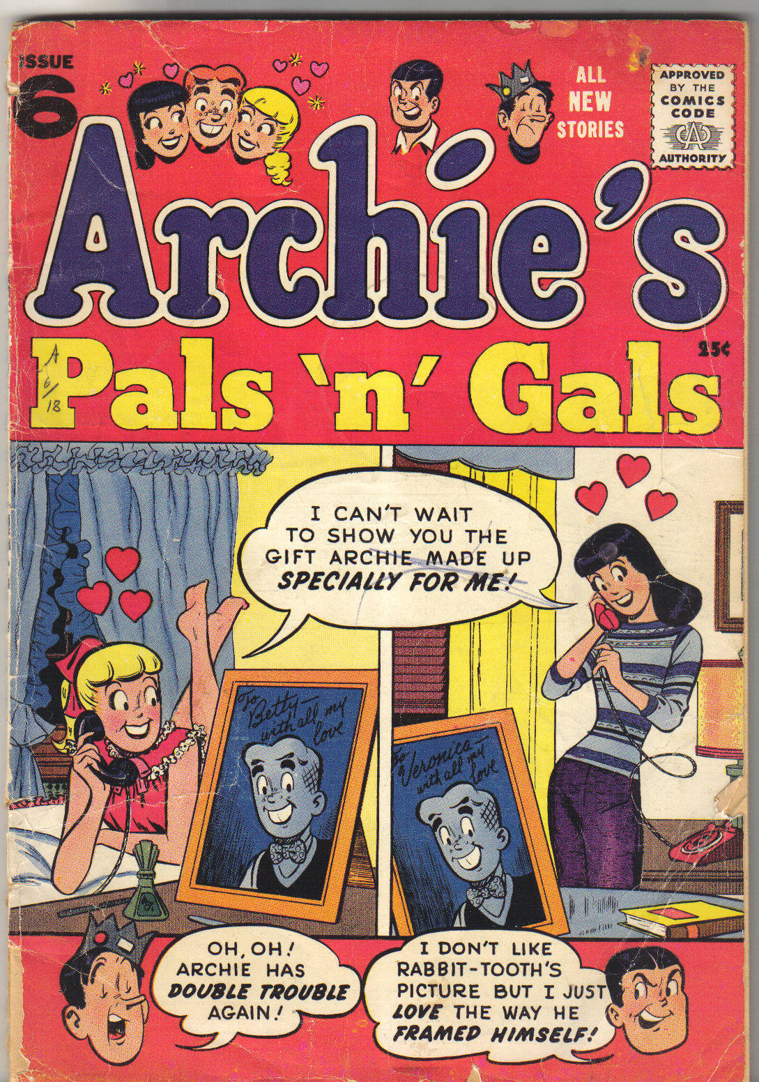 Read online Archie's Pals 'N' Gals (1952) comic -  Issue #6 - 1