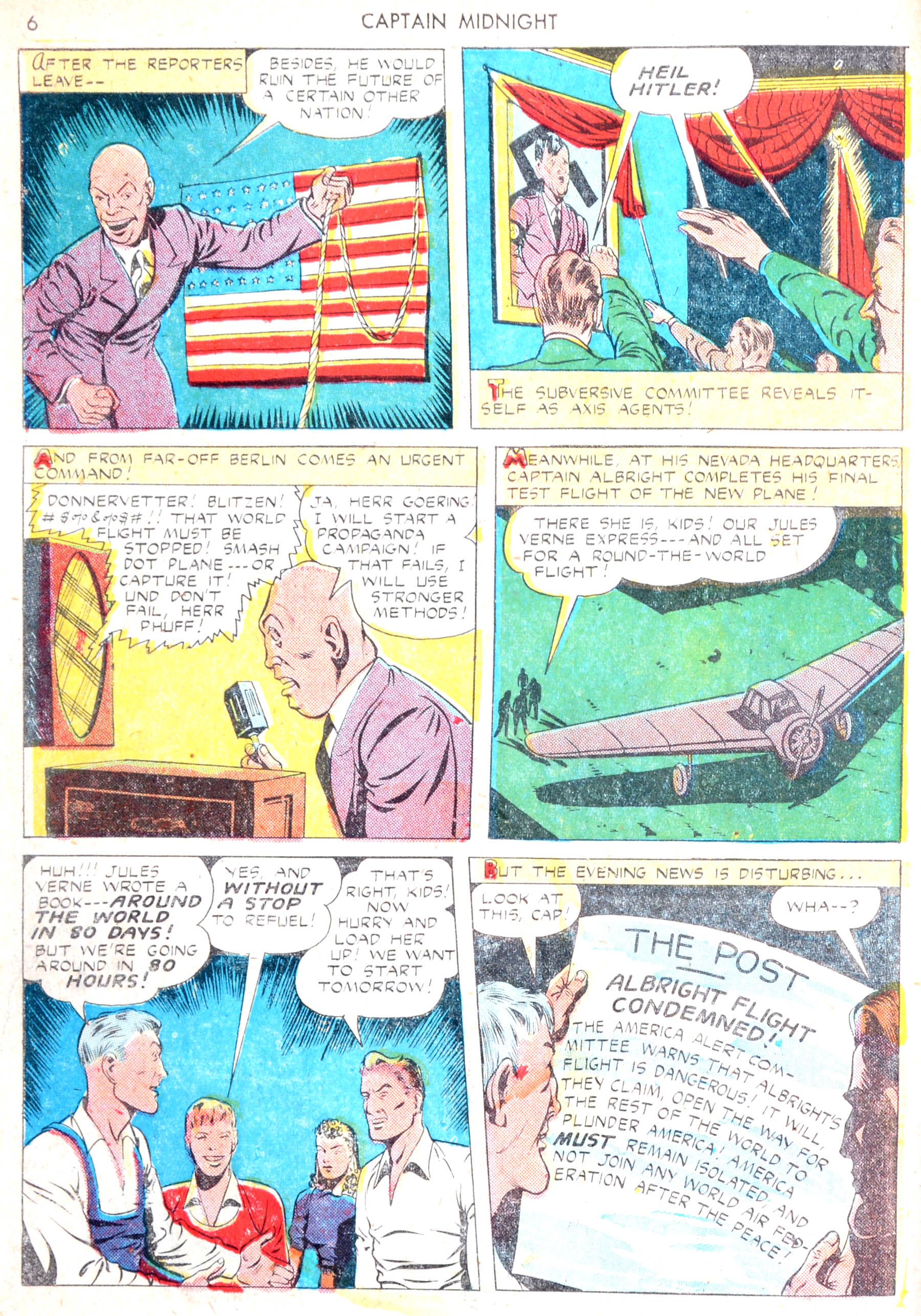 Read online Captain Midnight (1942) comic -  Issue #13 - 6