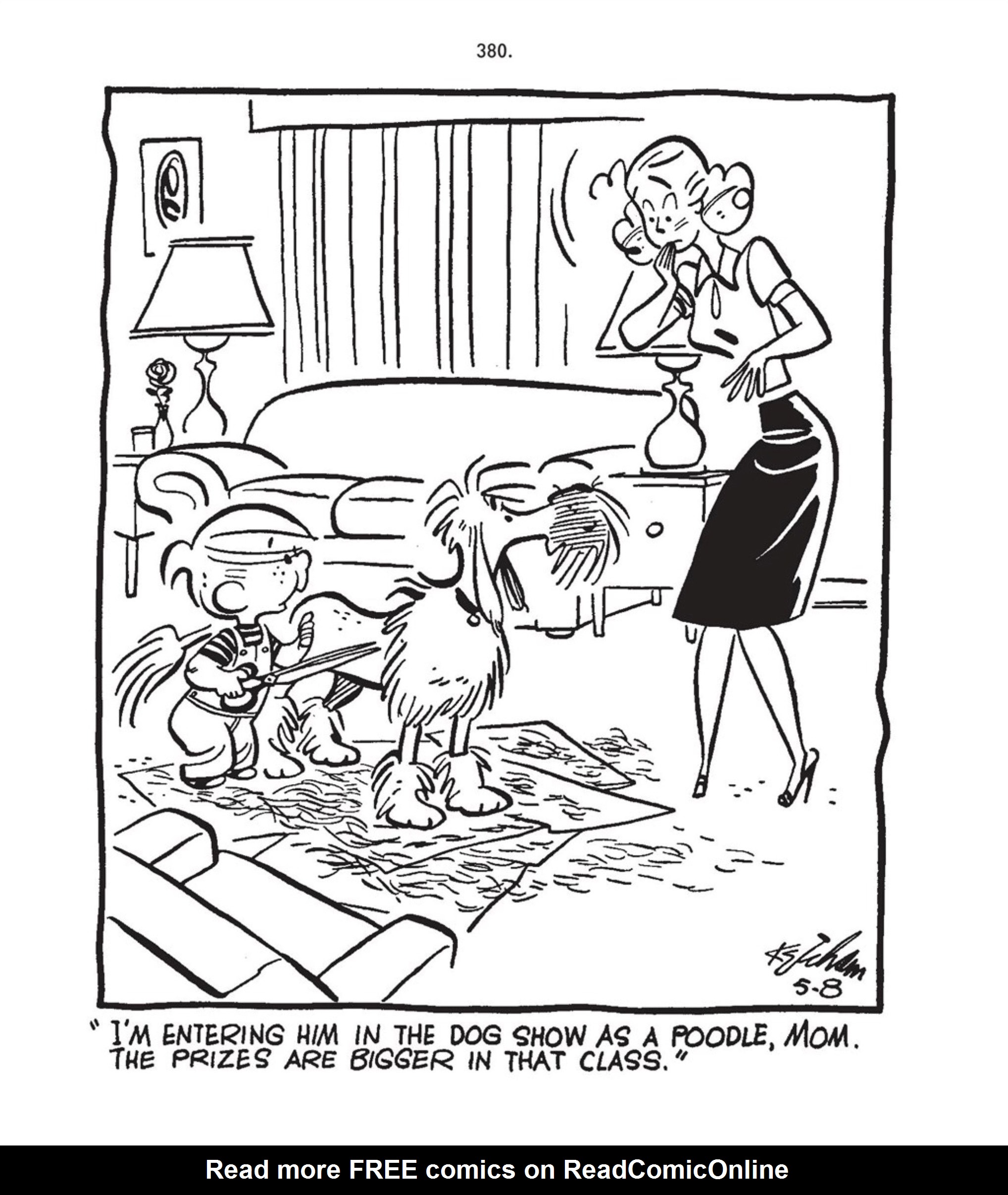 Read online Hank Ketcham's Complete Dennis the Menace comic -  Issue # TPB 1 (Part 5) - 6