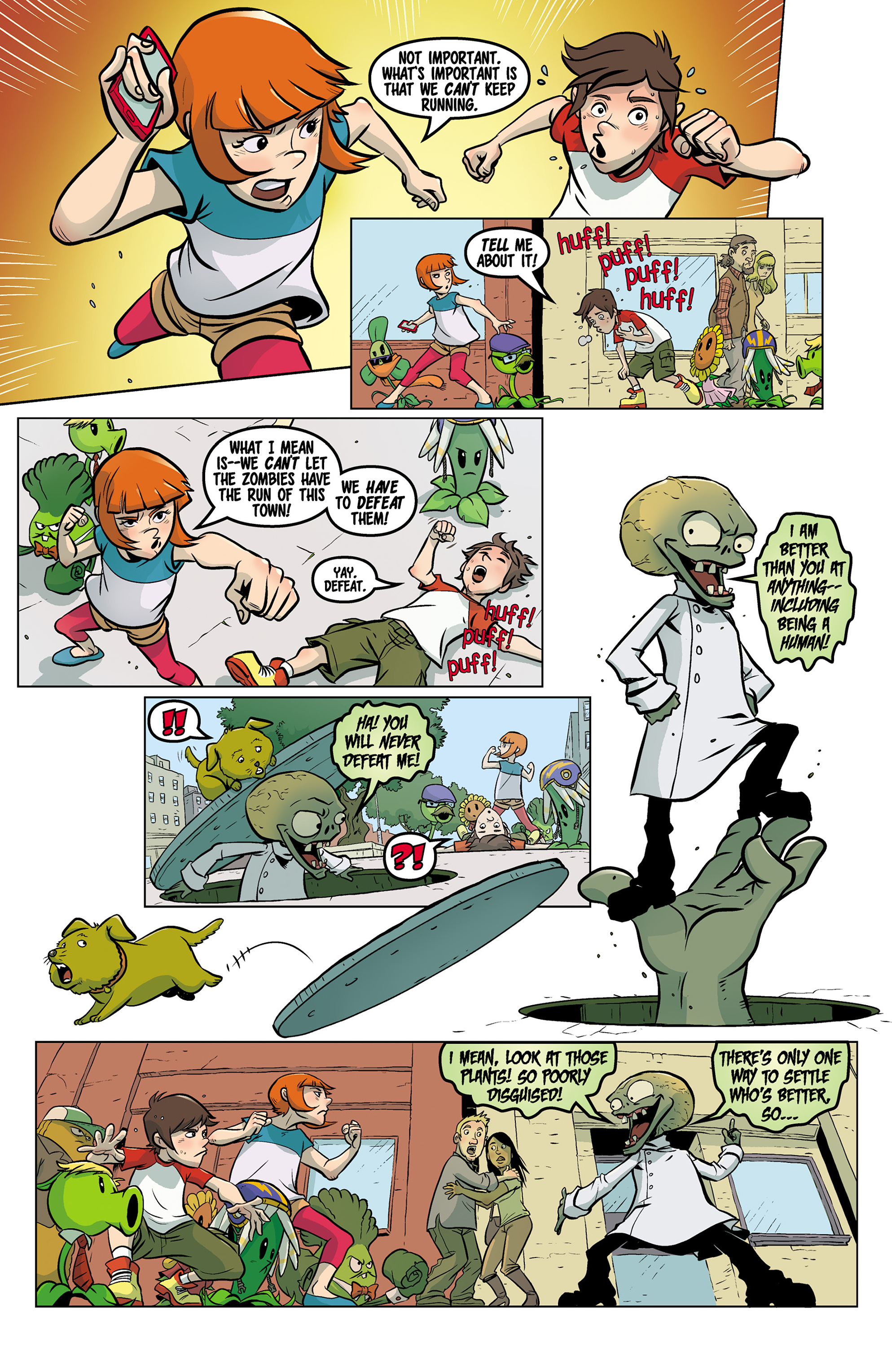 Read online Plants vs. Zombies: Grown Sweet Home comic -  Issue #5 - 19