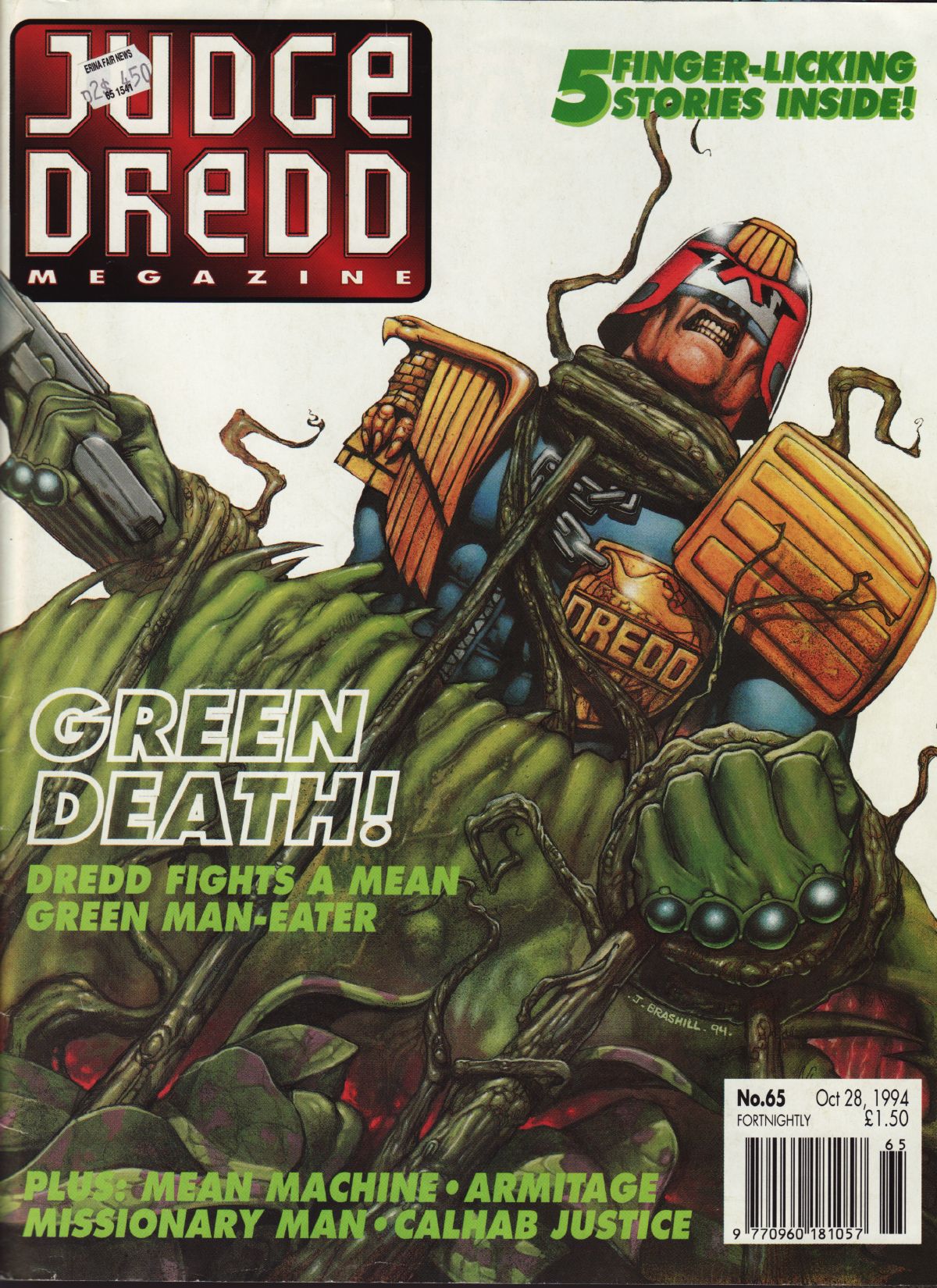 Read online Judge Dredd: The Megazine (vol. 2) comic -  Issue #65 - 1