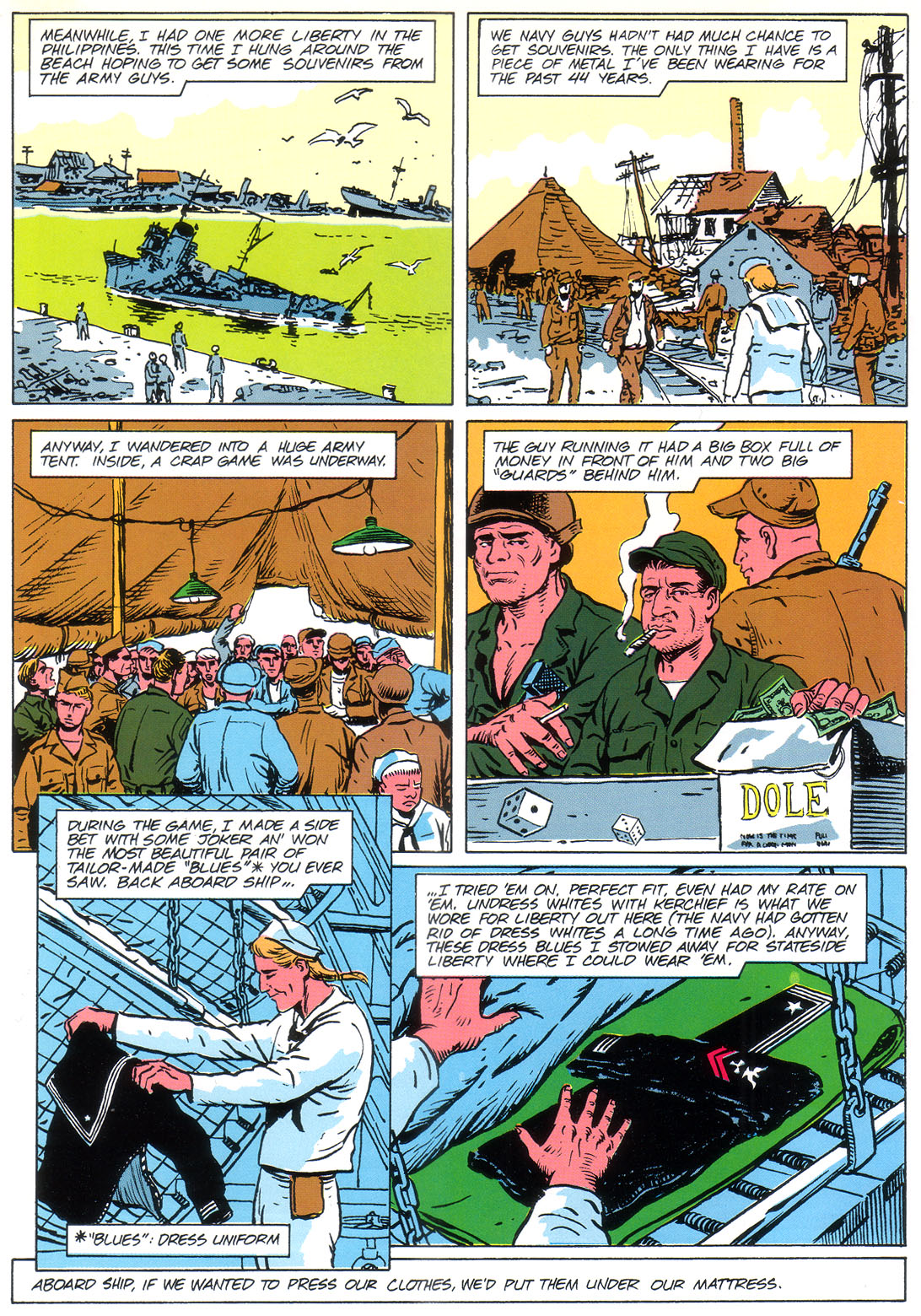 Read online Marvel Graphic Novel comic -  Issue #48 - A Sailors Story - Book 2 - 57