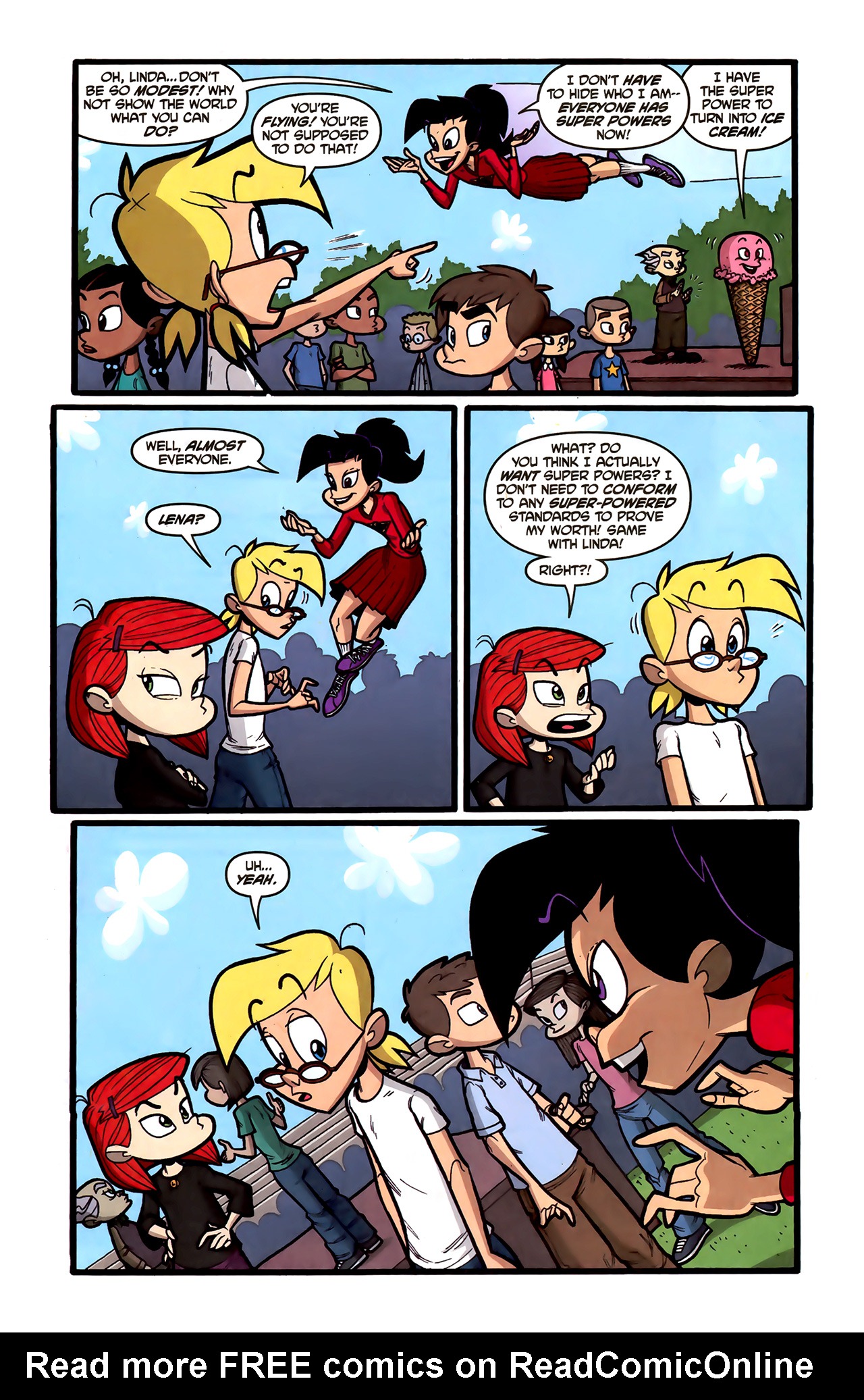 Read online Supergirl: Cosmic Adventures in the 8th Grade comic -  Issue #3 - 9