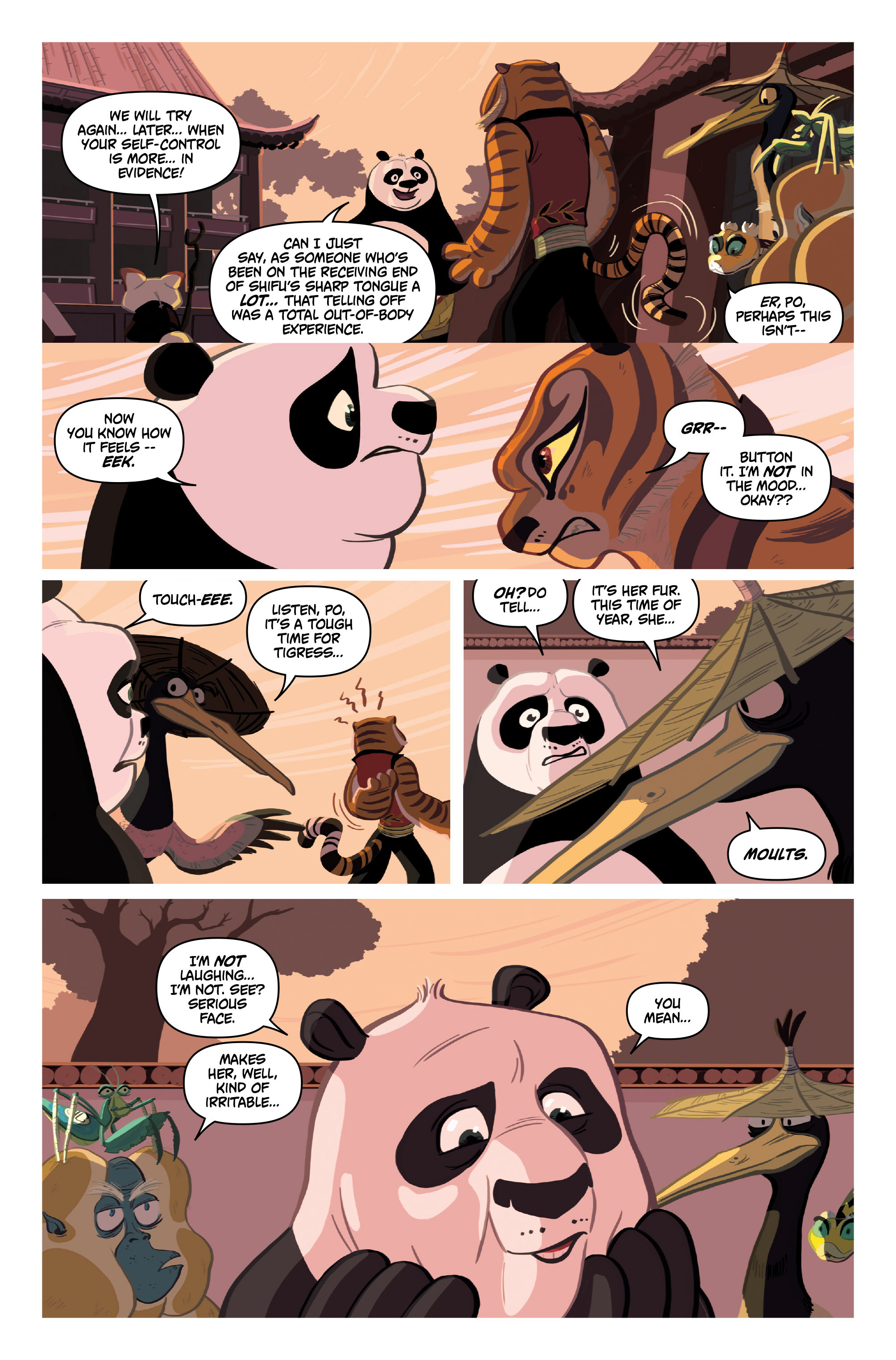 Read online DreamWorks Kung Fu Panda comic -  Issue #4 - 9