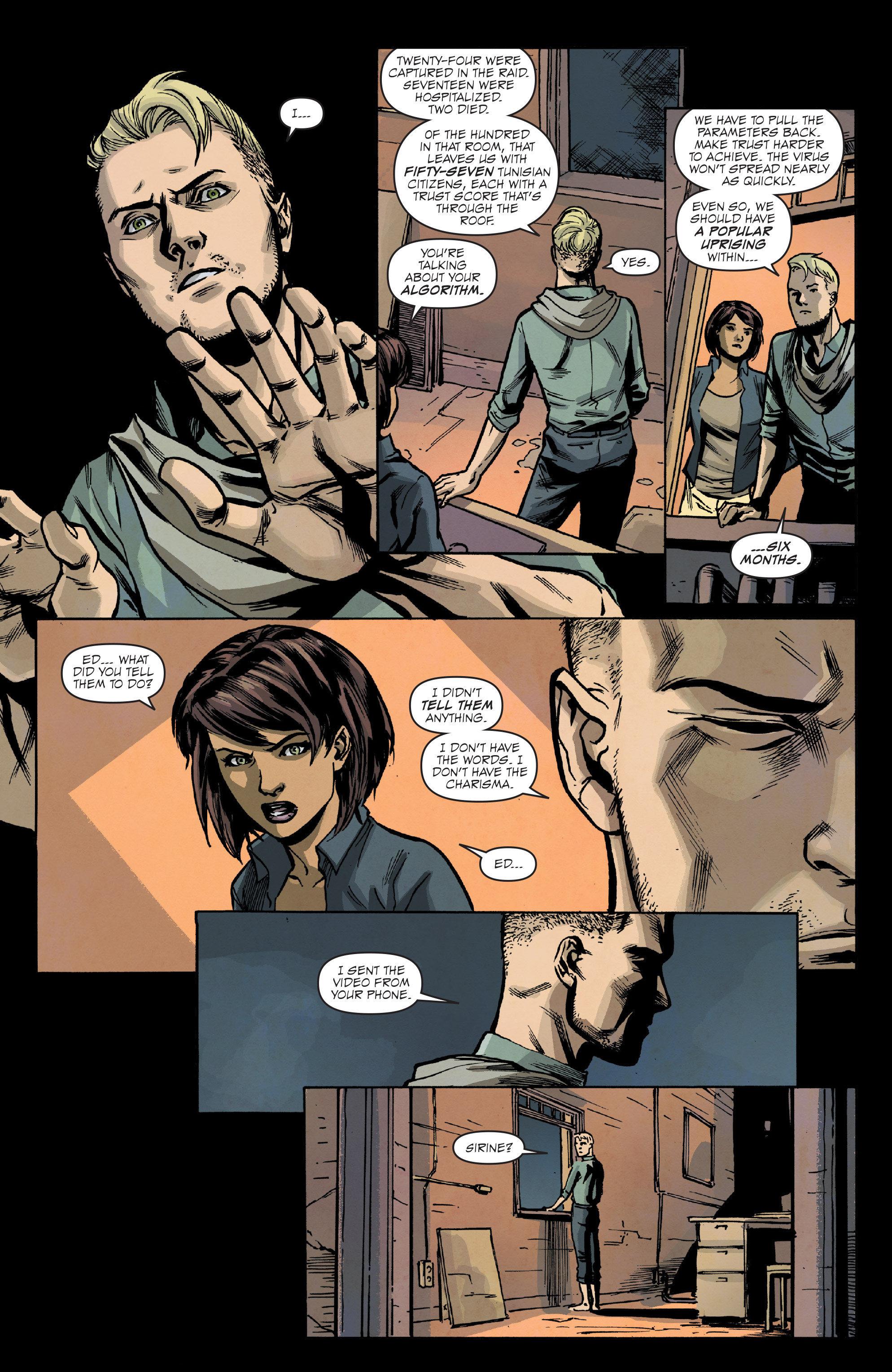 Read online Hacktivist comic -  Issue #4 - 5