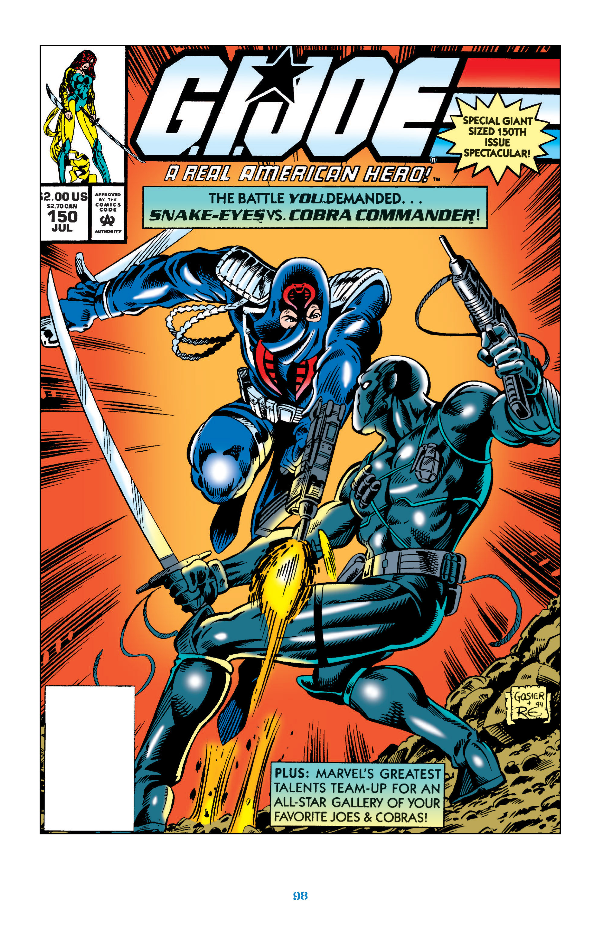 Read online Classic G.I. Joe comic -  Issue # TPB 15 (Part 1) - 96