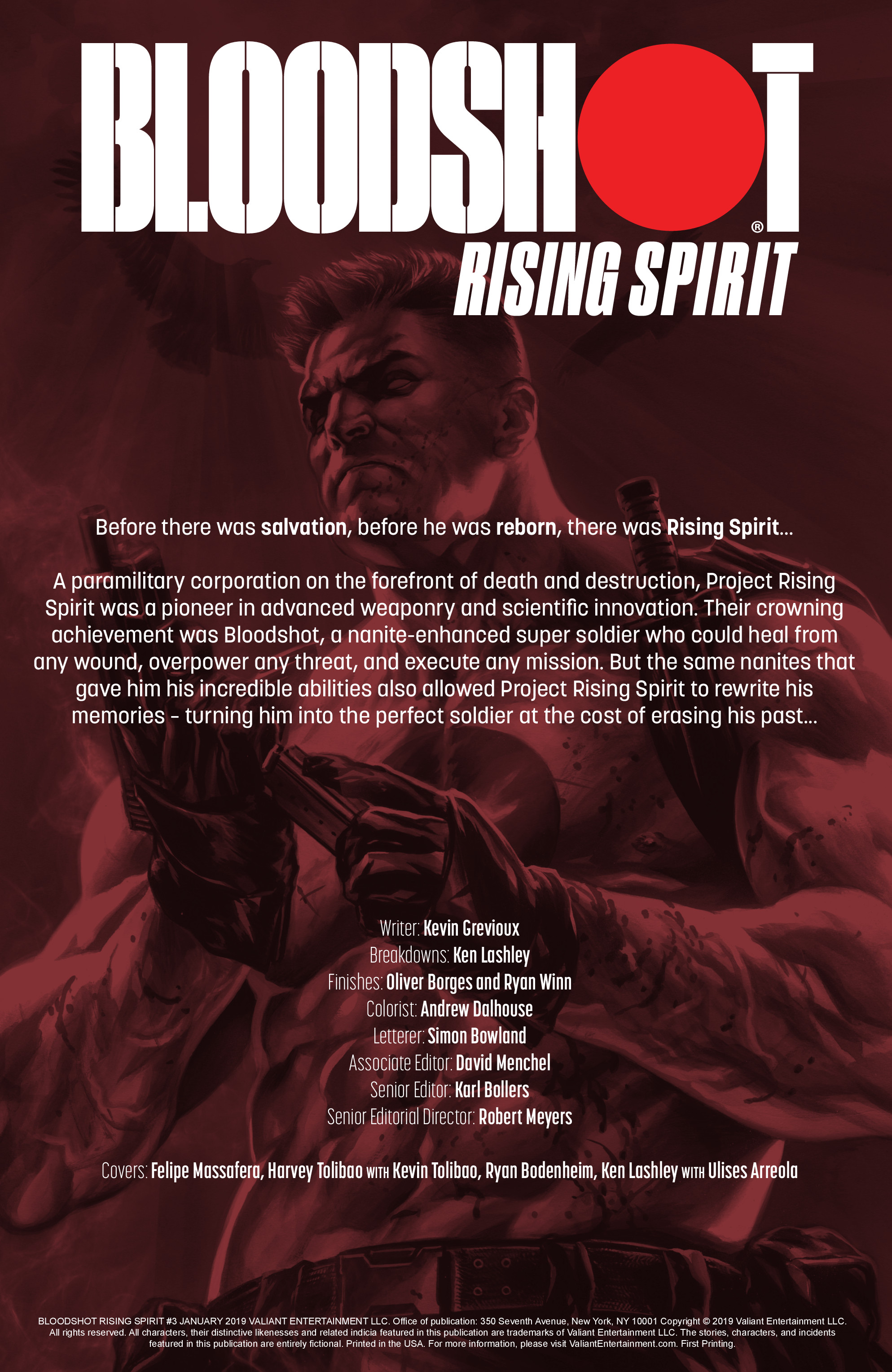 Read online Bloodshot Rising Spirit comic -  Issue #3 - 2