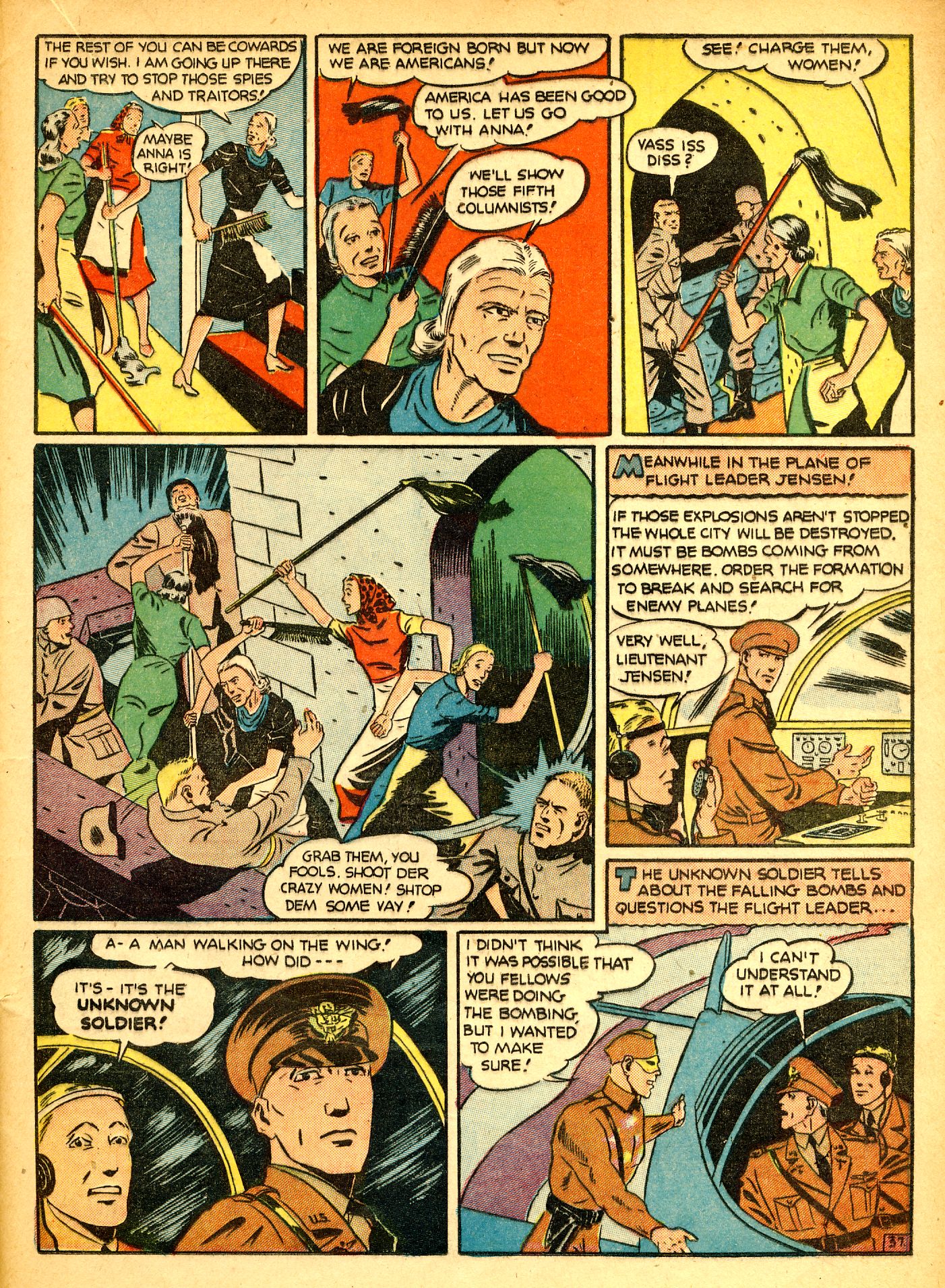 Read online Our Flag Comics comic -  Issue #2 - 38